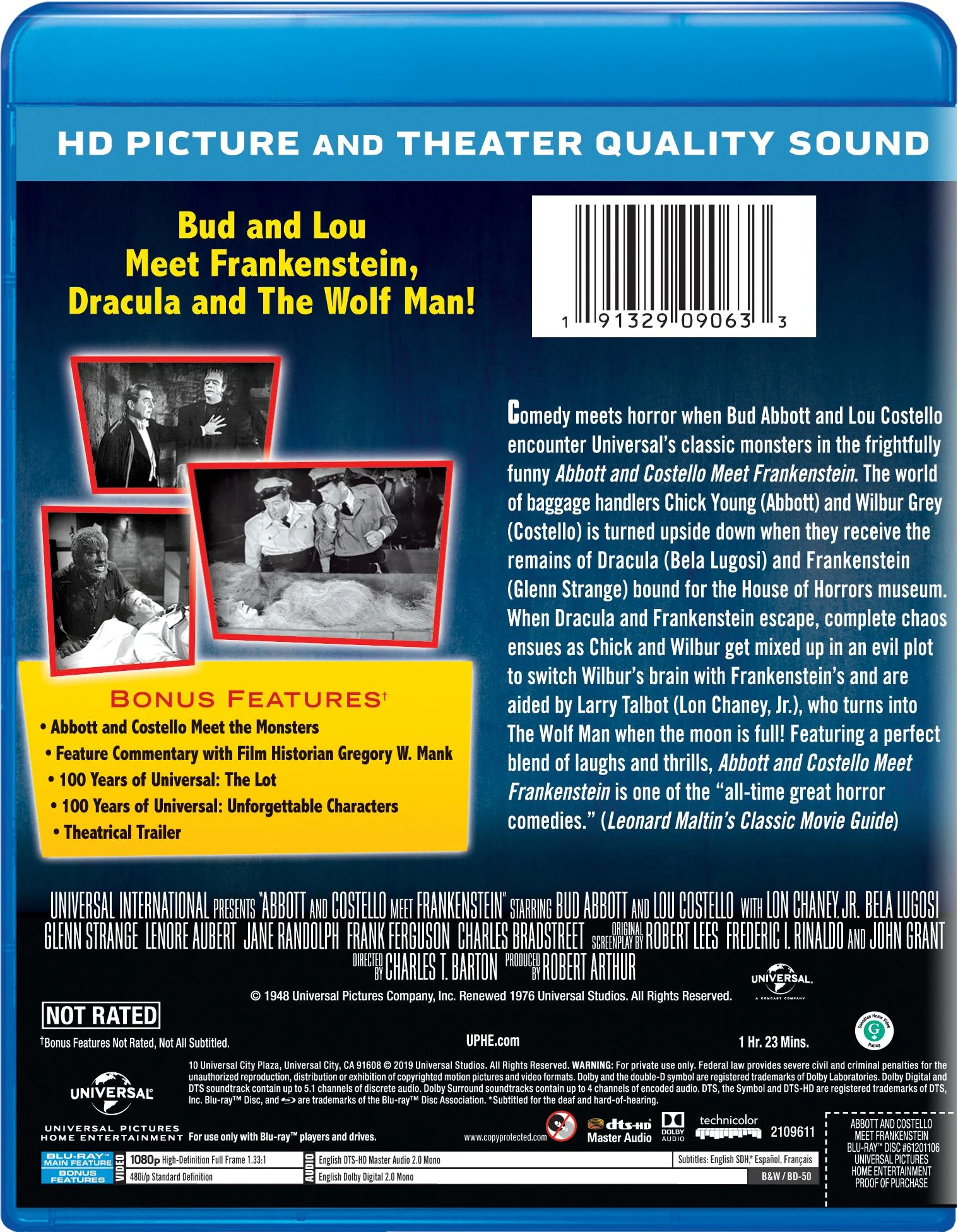 Abbott and Costello Meet Frankenstein [Blu-Ray] - Image 3