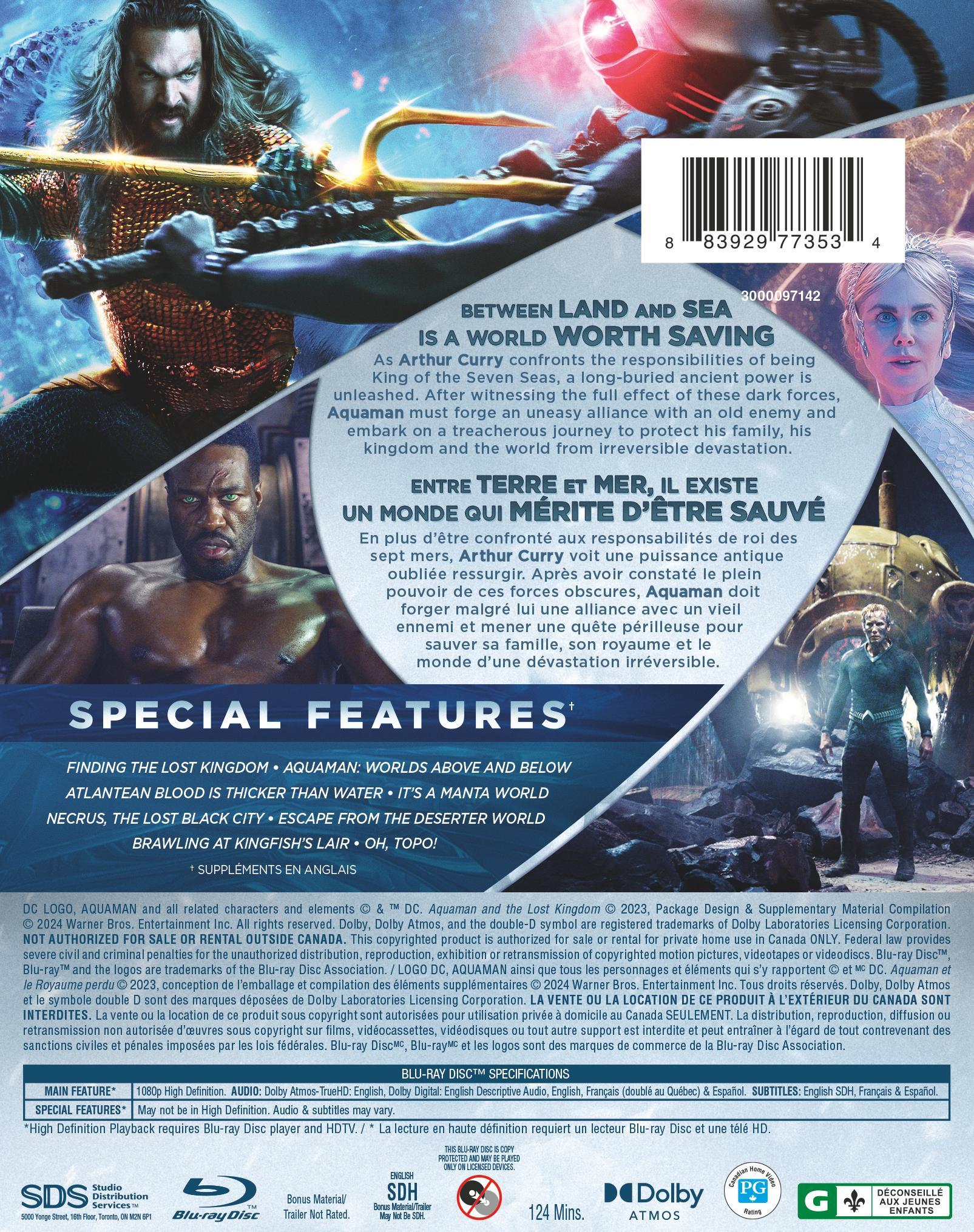 Aquaman and the Lost Kingdom [Blu-ray] - Image 3