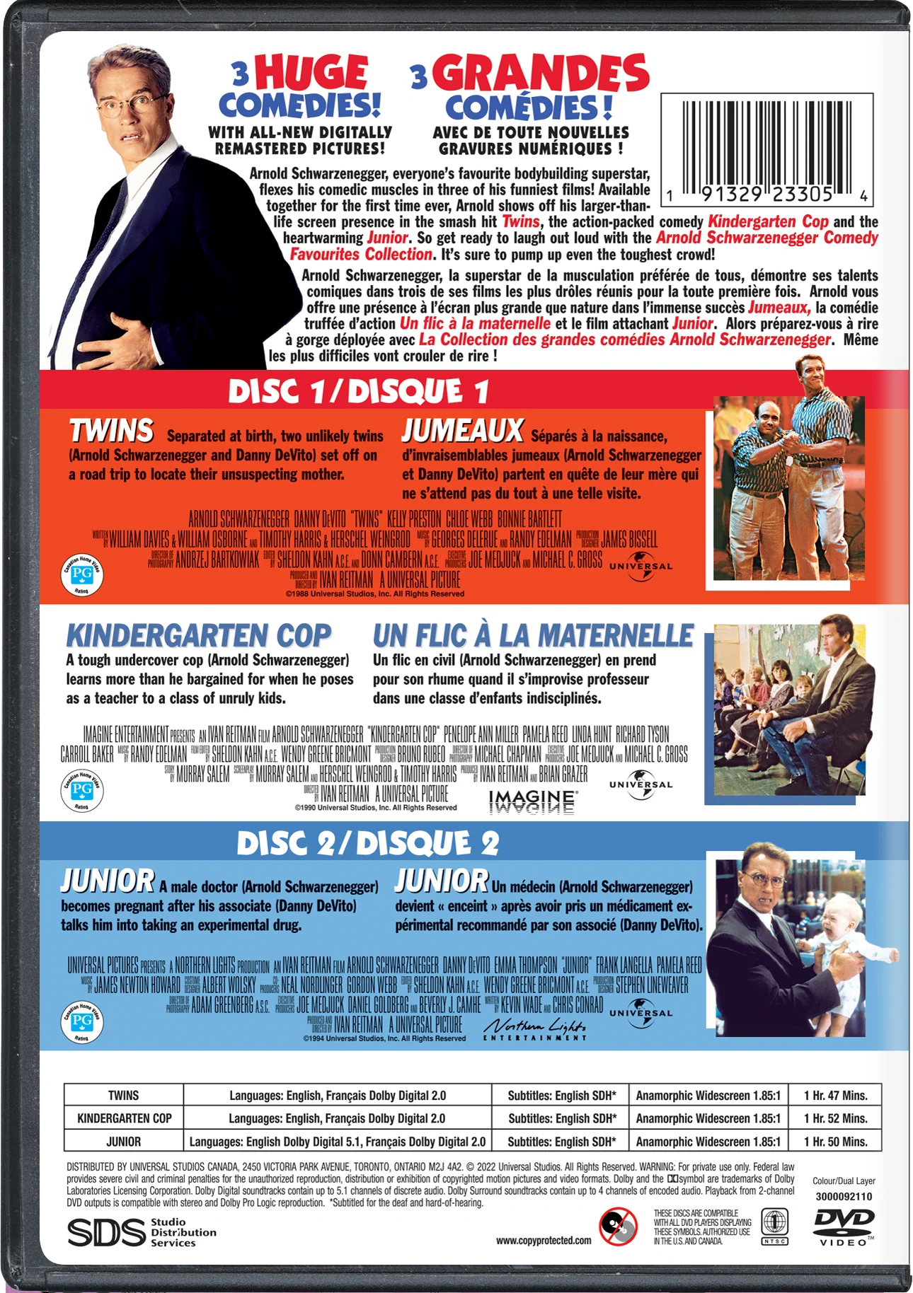 Arnold Schwarzenegger: Comedy Favorites Collection [DVD] - Image 3
