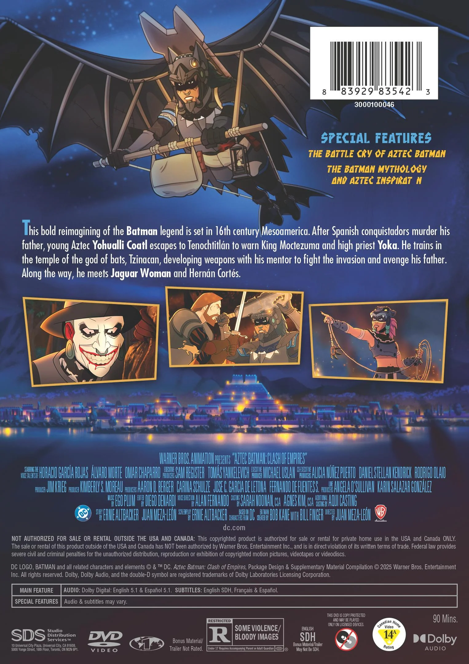 Aztec Batman: Clash of Empires [DVD] - Image 3