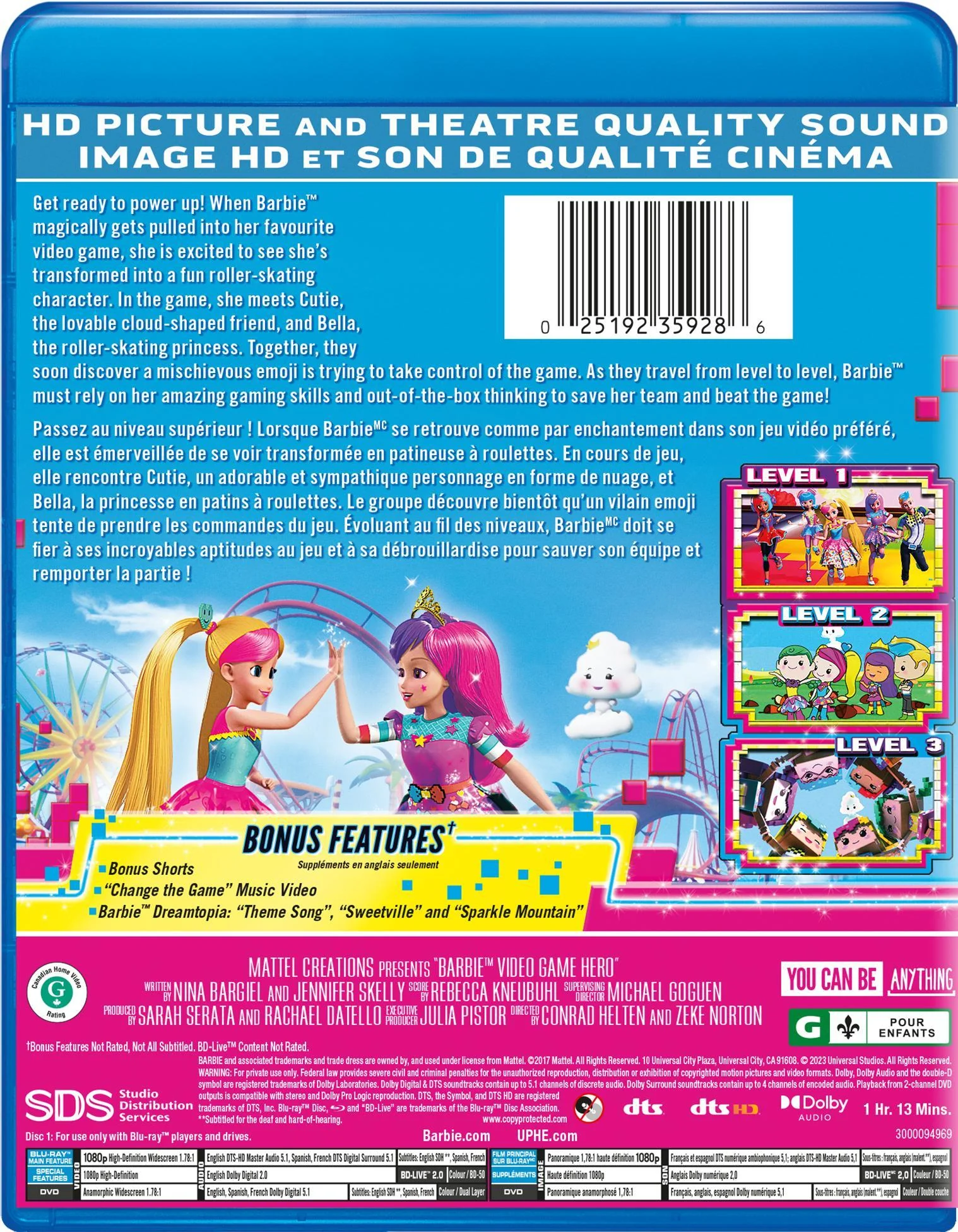 Barbie: Video Game Hero (Blu-ray + DVD) [Blu-Ray] - Image 3