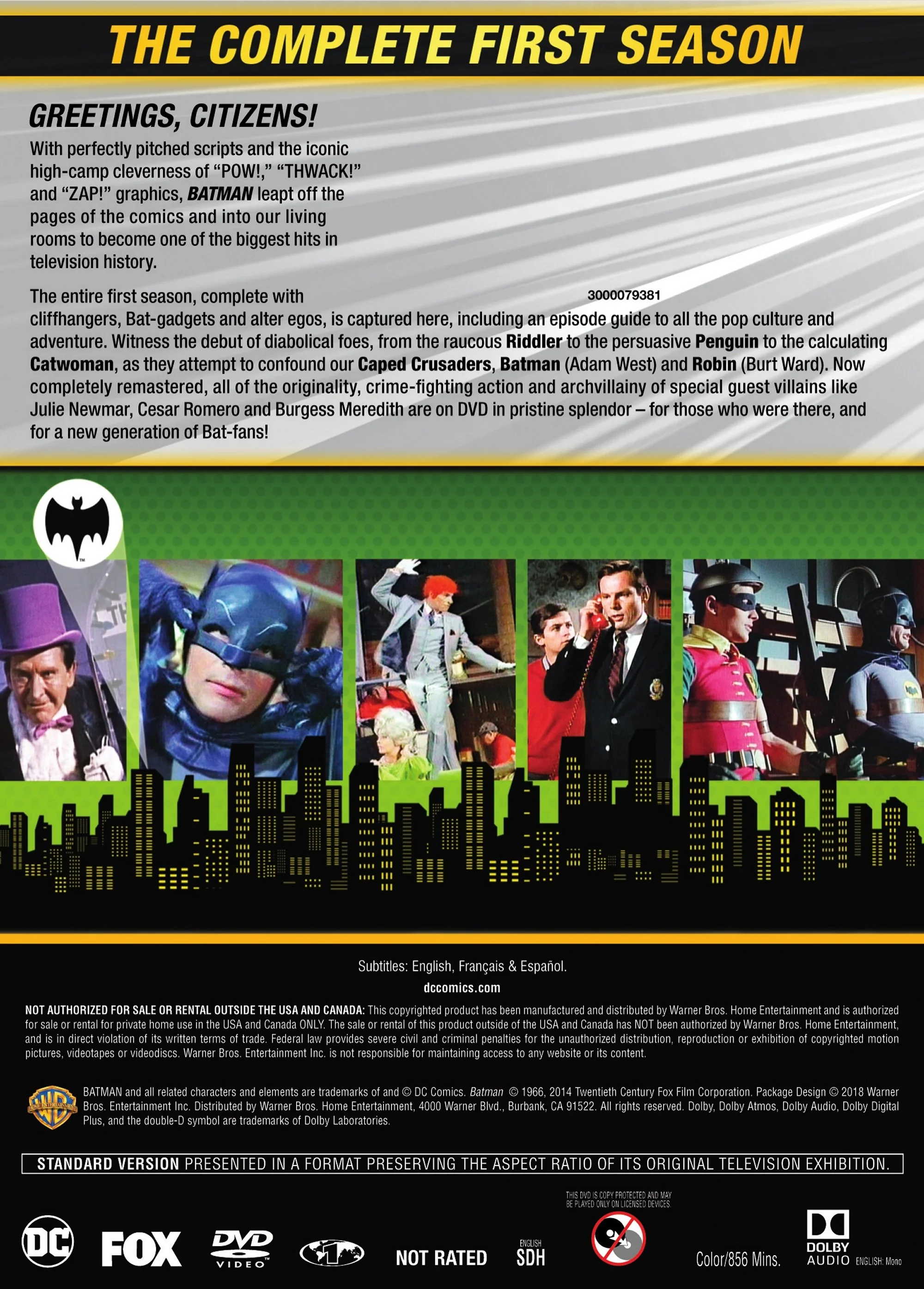 Batman: The Complete First Season [DVD] - Image 3