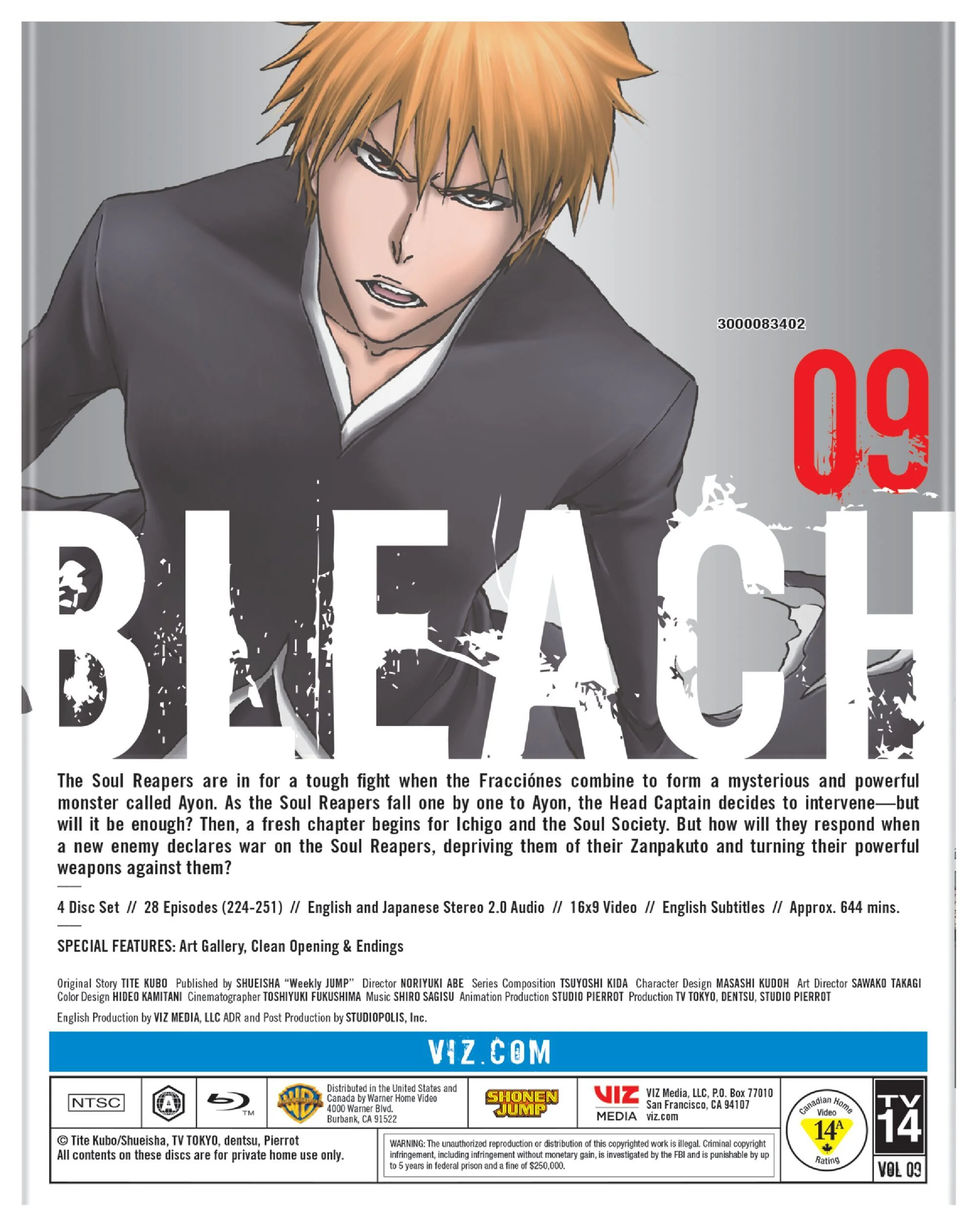 Bleach: Set 9 (Box Set) [Blu-ray] - Image 3