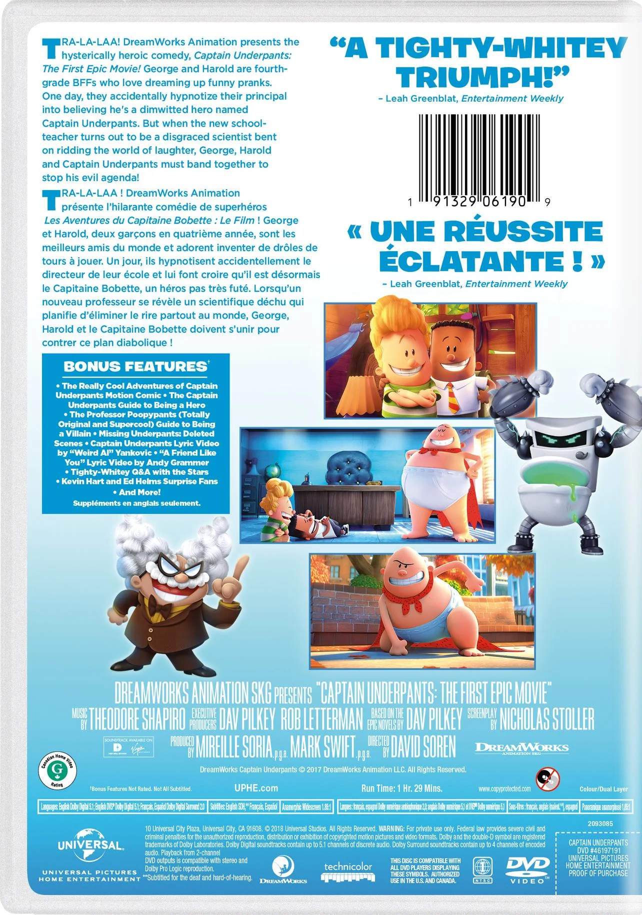 Captain Underpants: The First Epic Movie [DVD] - Image 3