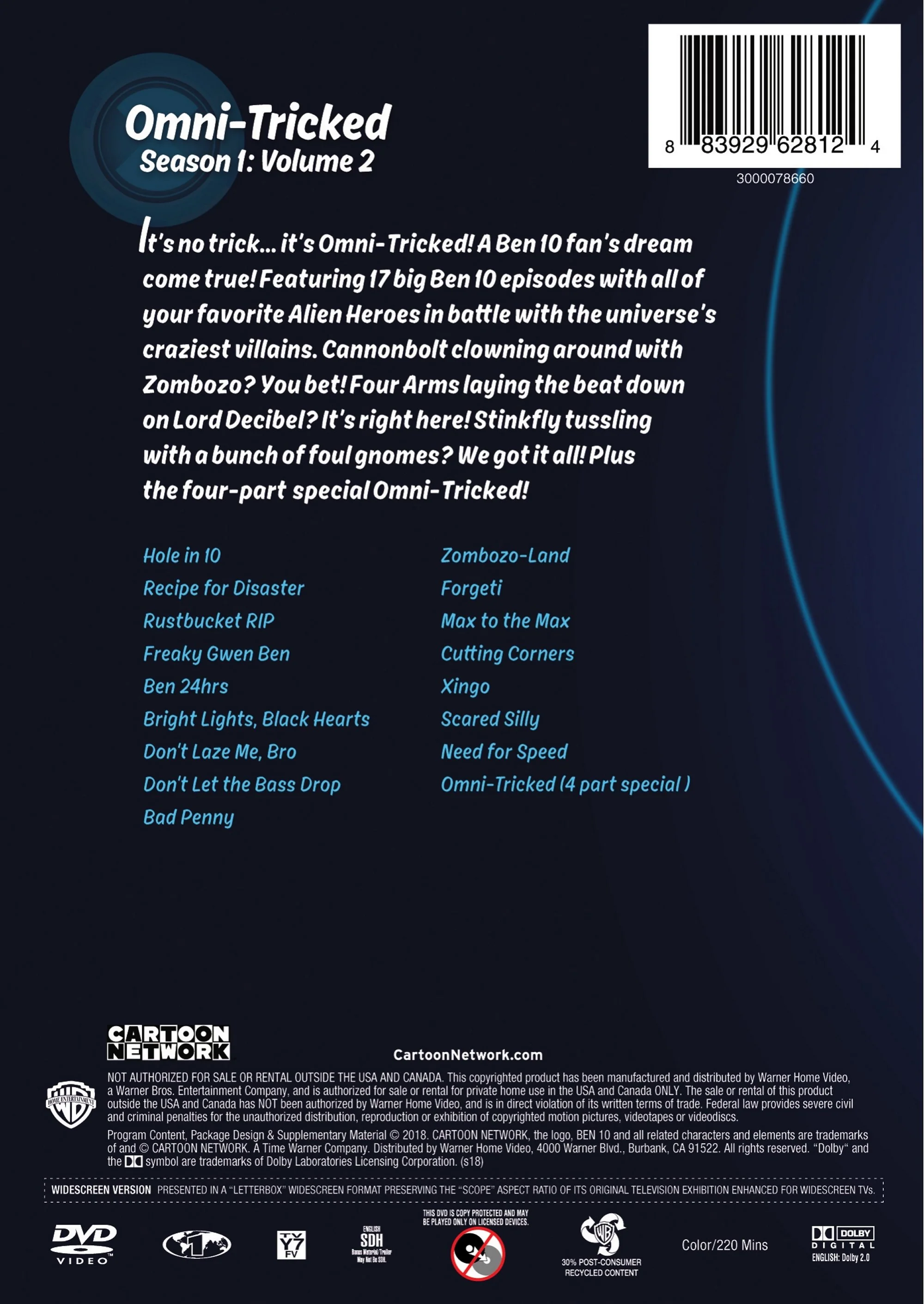 Cartoon Network: Ben 10: Omni-Tricked [DVD] - Image 3