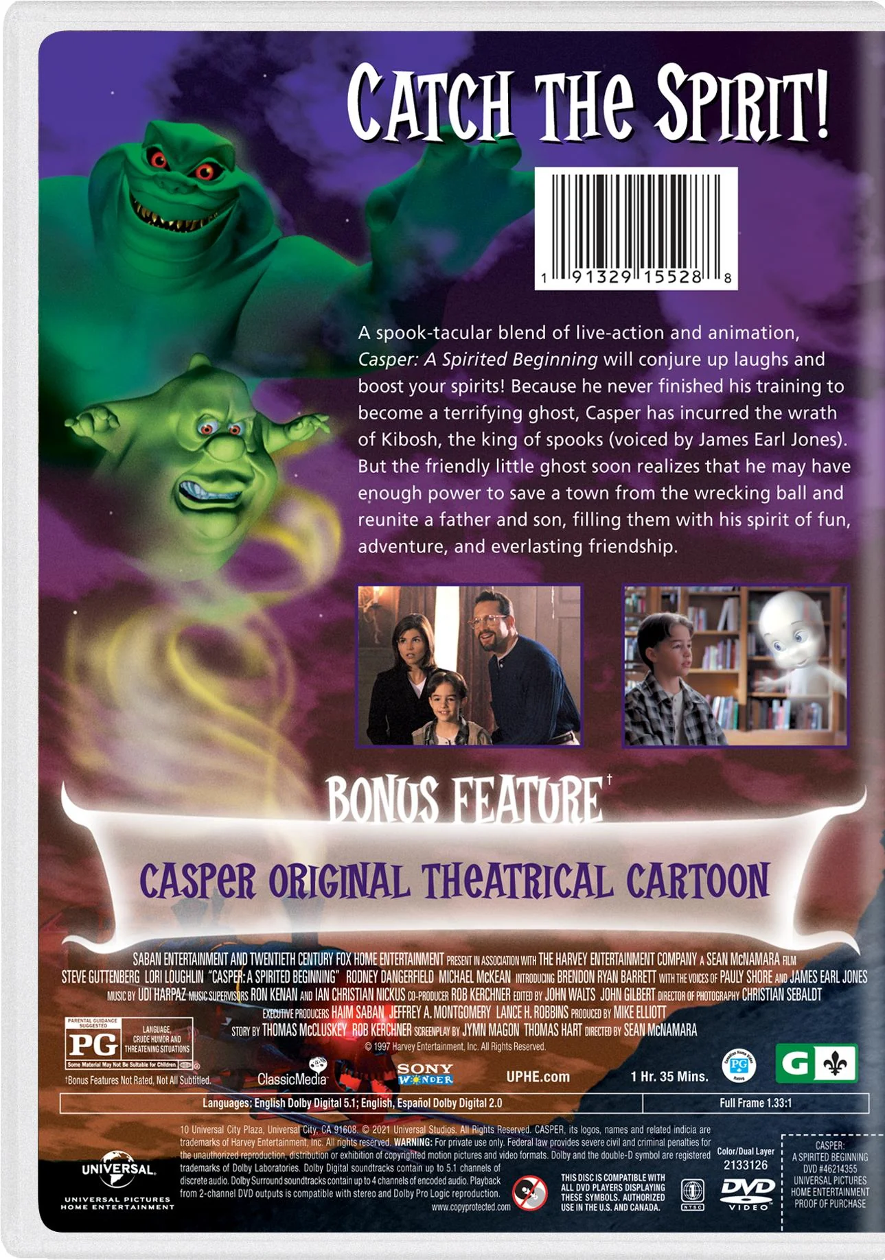Casper: A Spirited Beginning [DVD] - Image 3