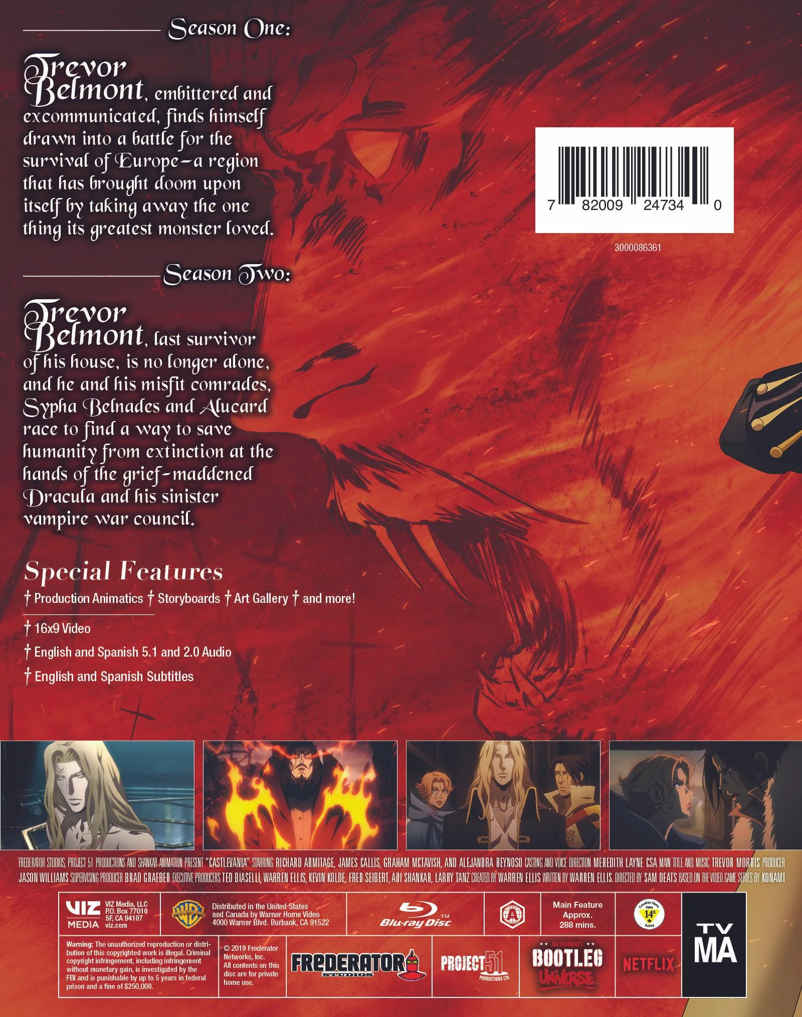 Castlevania: Seasons 1&2 [Blu-ray] - Image 3