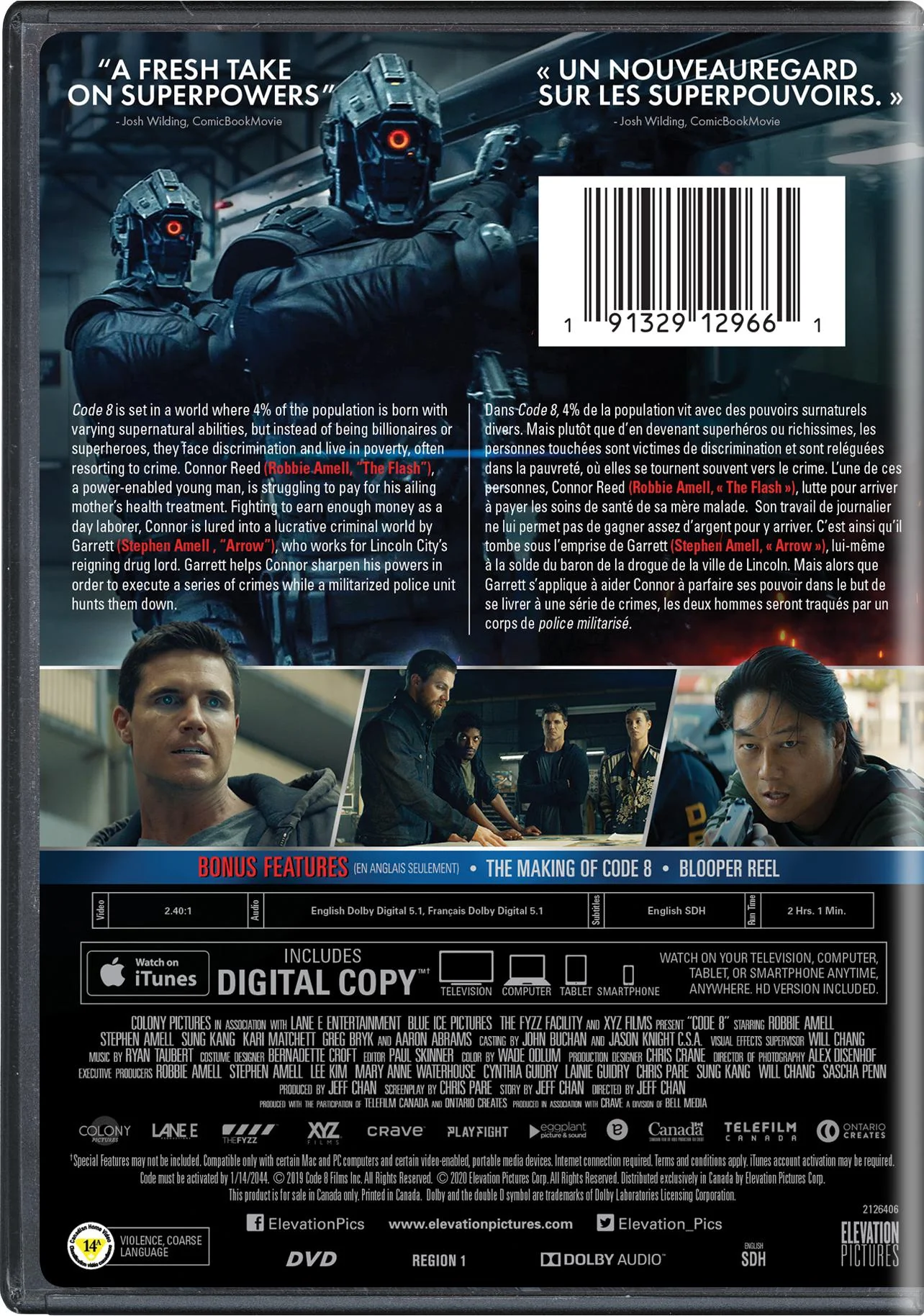 Code 8 - DVD + Digital [DVD] - Image 3