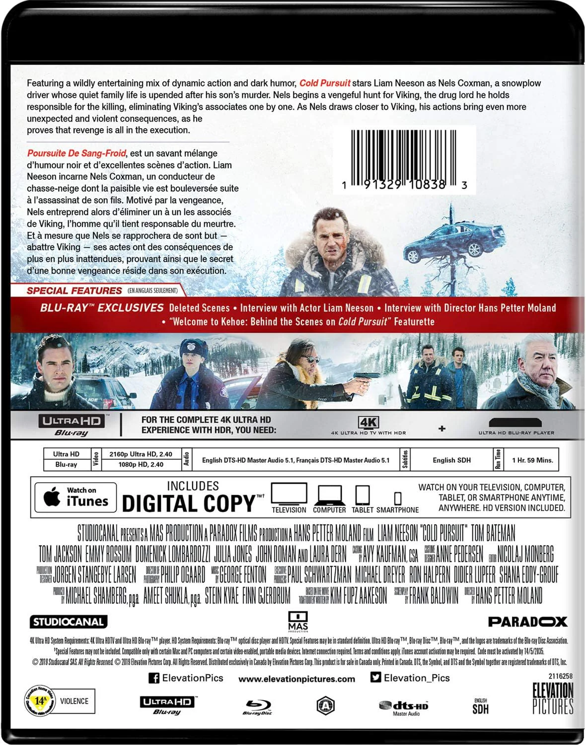 Cold Pursuit - 4K Ultra HD + Blu-ray + Digital [UHD] - Image 3