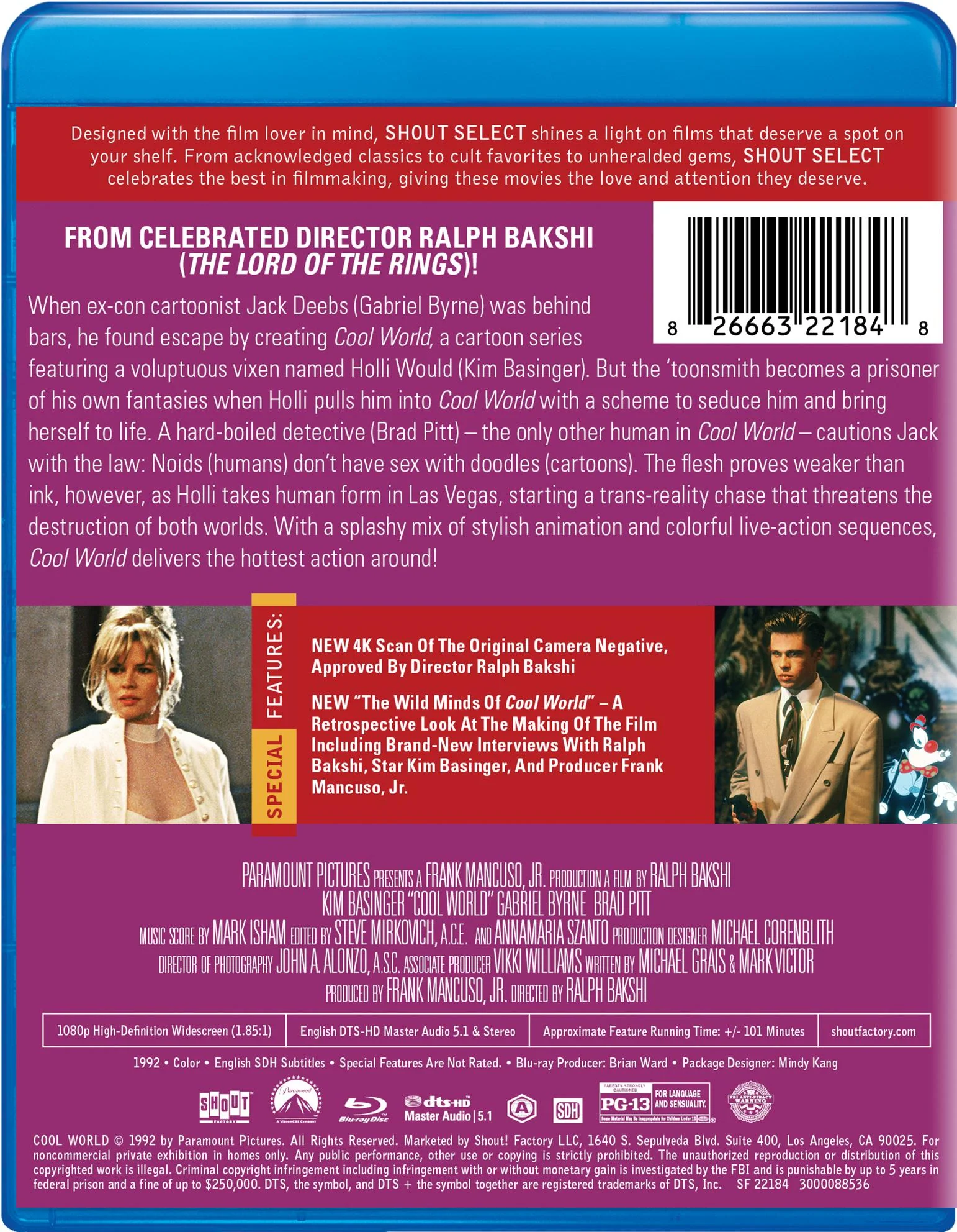 Cool World - Collector's Edition [Blu-ray] [Blu-ray] - Image 3