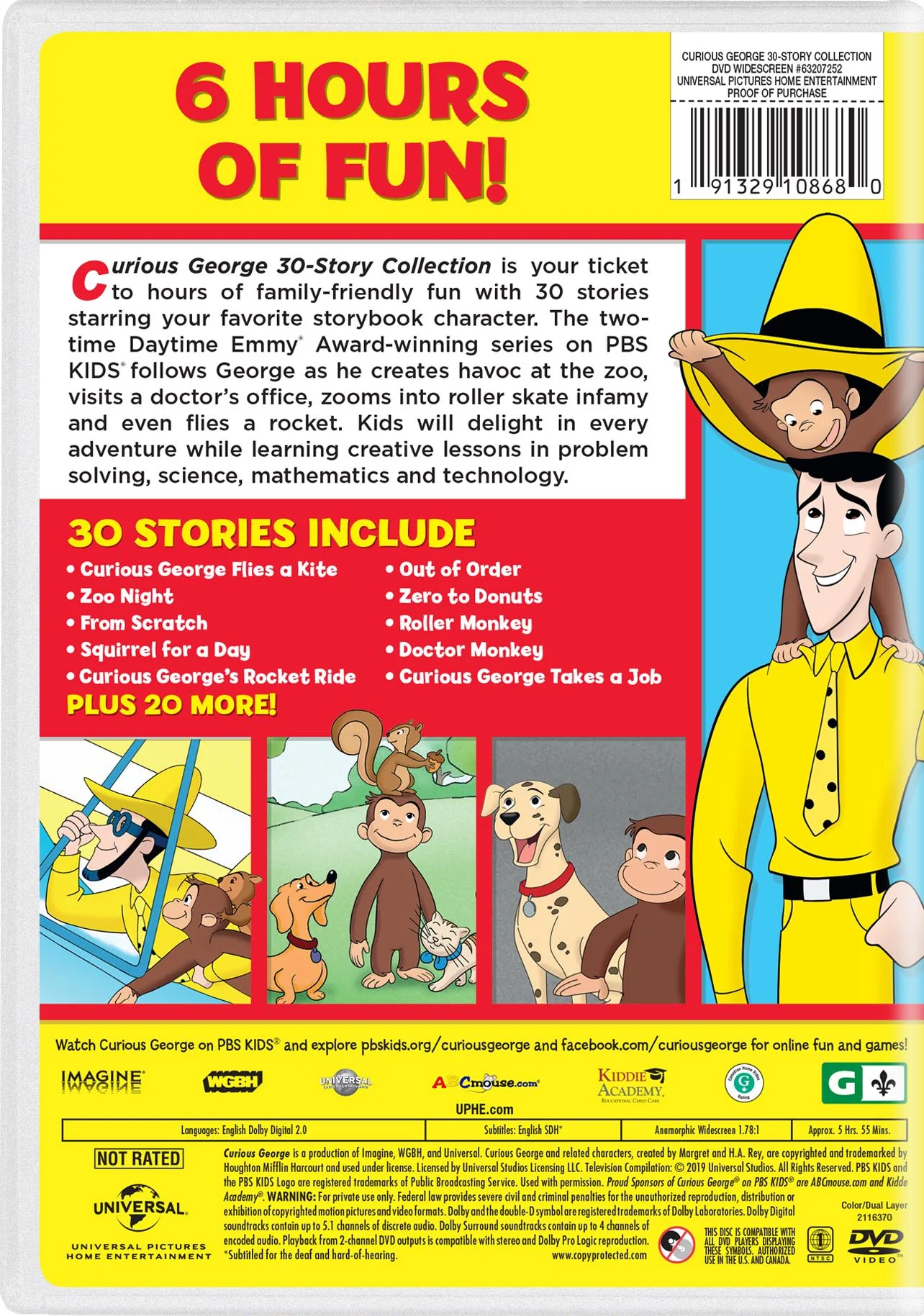 Curious George 30-Story Collection [DVD] - Image 3