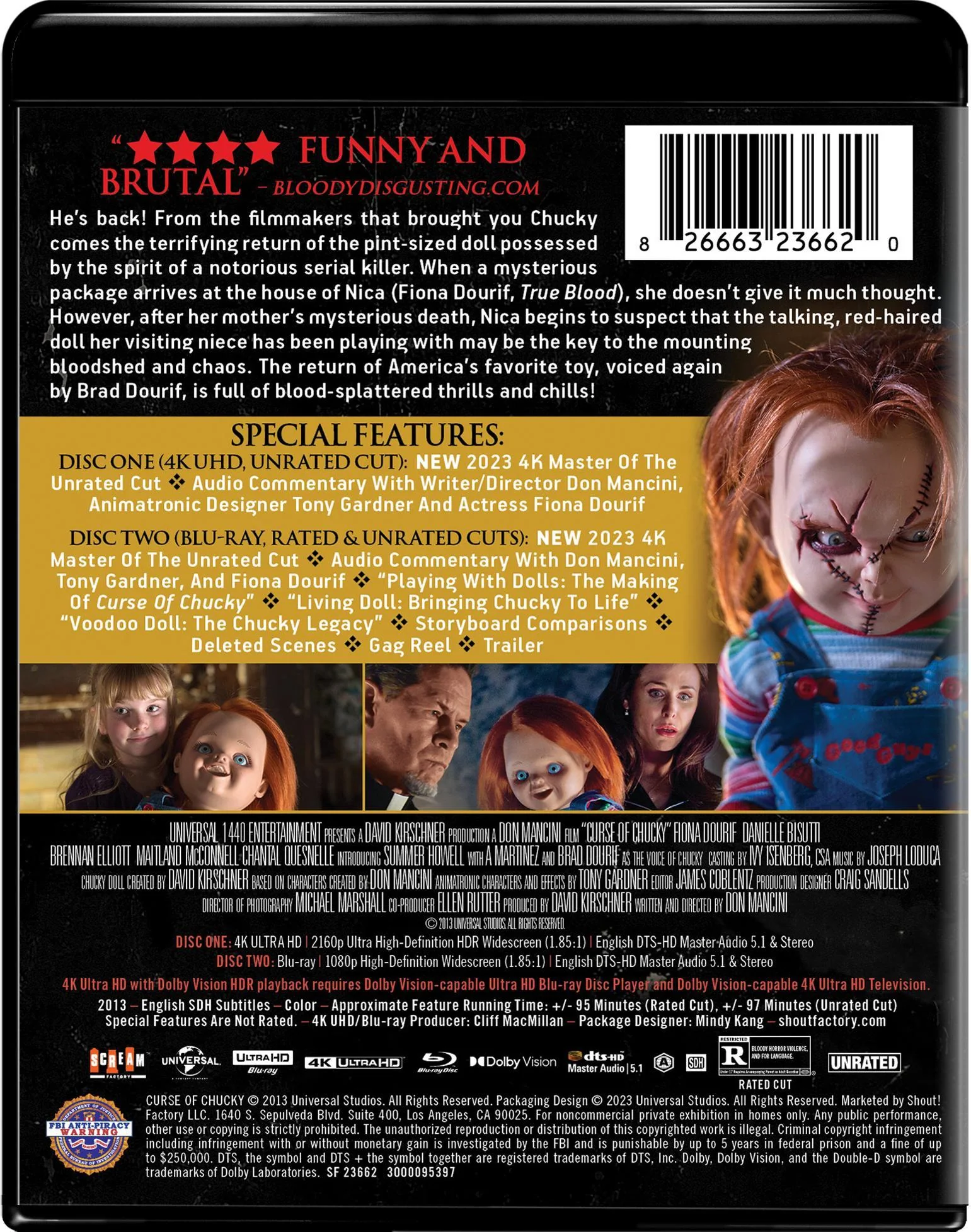 Curse of Chucky - Collector's Edition 4K Ultra HD + Blu-ray [UHD] - Image 3