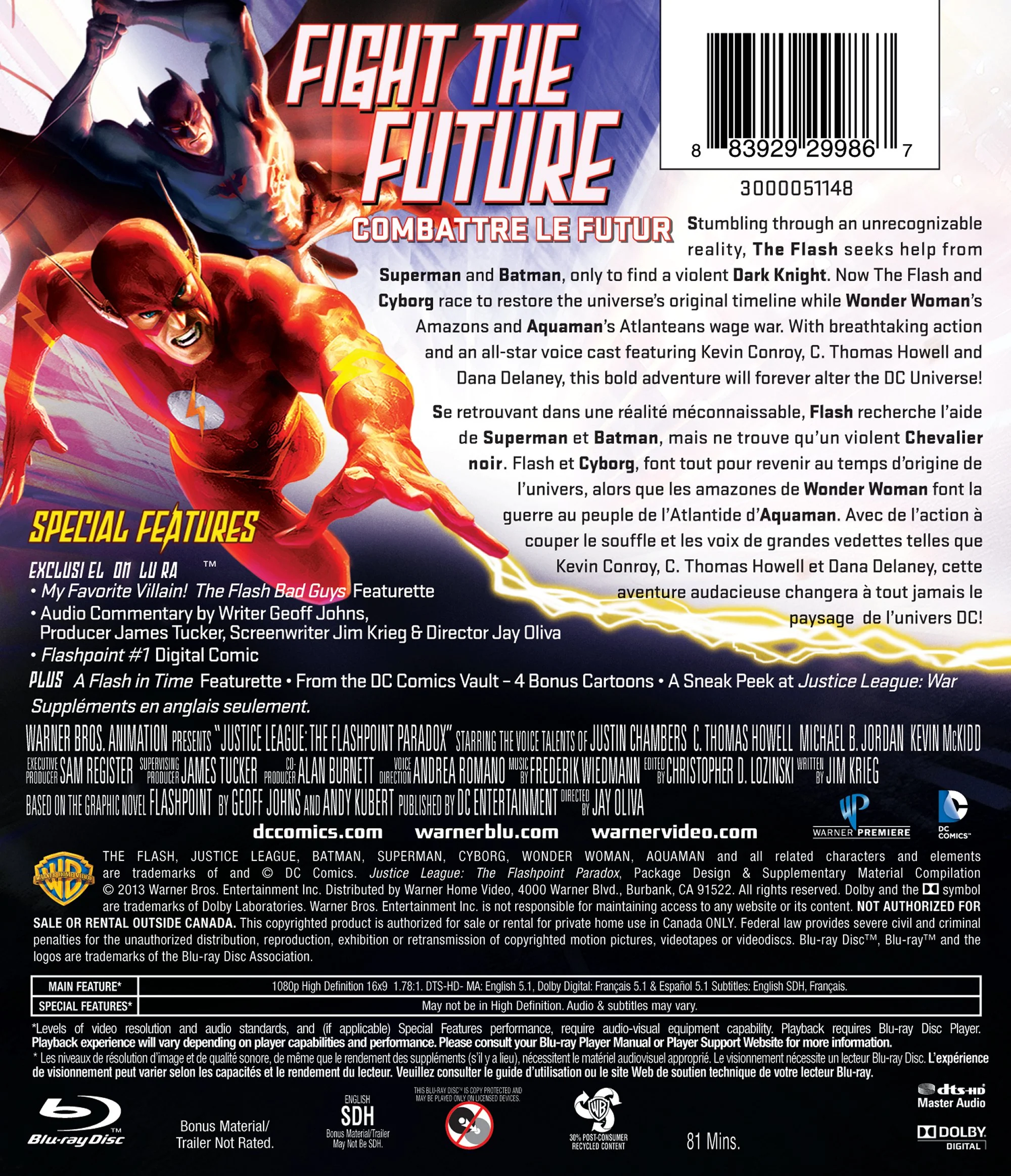 DCU: Justice League: Flashpoint [Blu-Ray] - Image 3