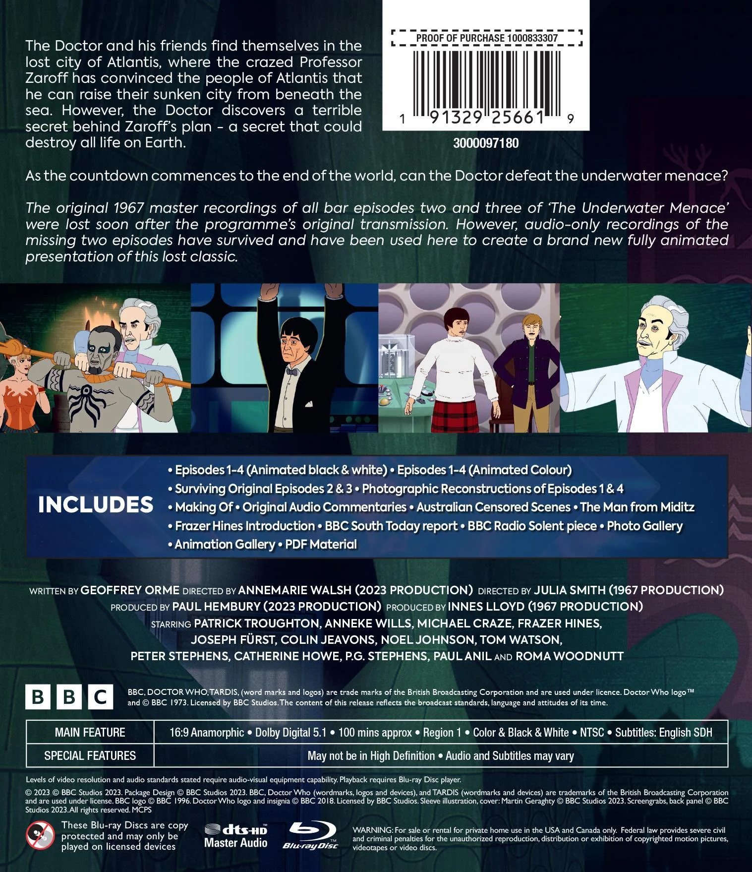Doctor Who: The Underwater Menace [Blu-Ray] - Image 3