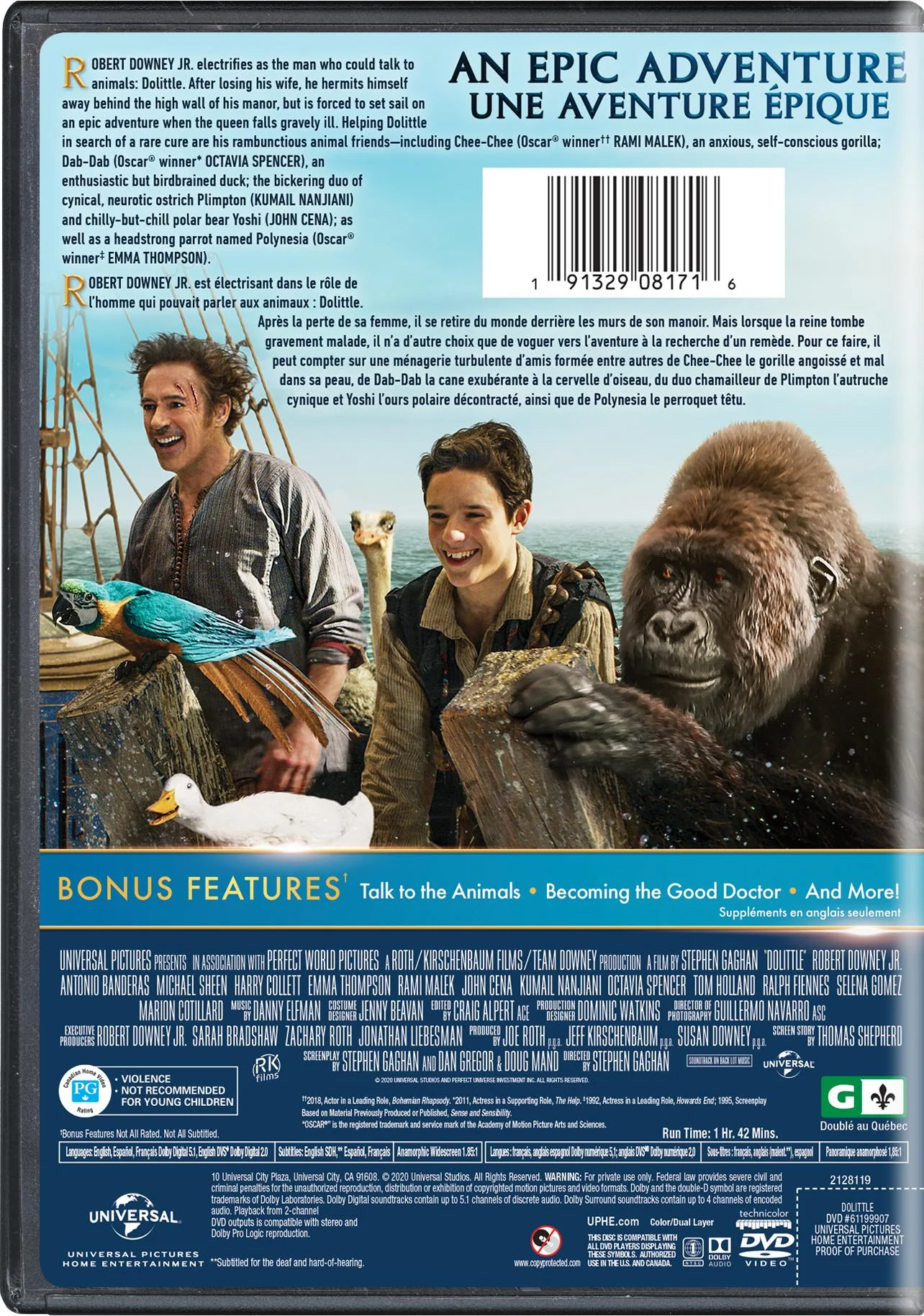 Dolittle [DVD] - Image 3