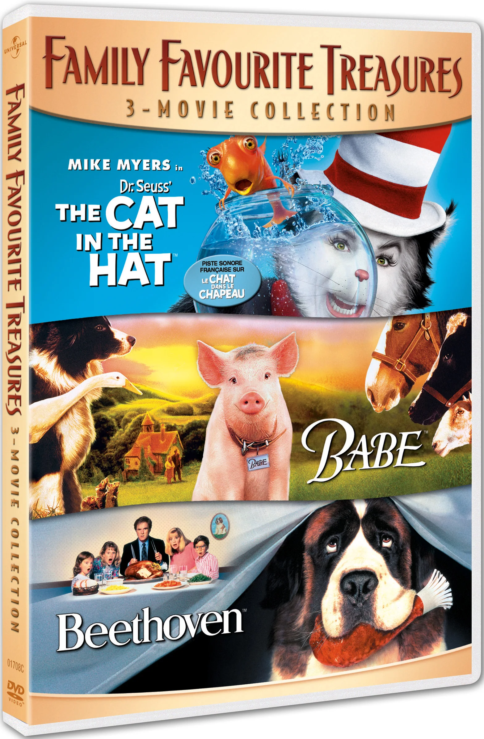 Dr Seuss: The Cat in the Hat/Babe/Beethoven [DVD] - Image 2
