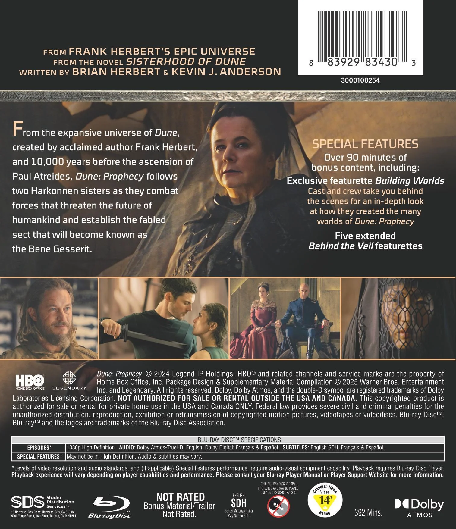 Dune: Prophecy: The Complete First Season [Blu-ray] - Image 3