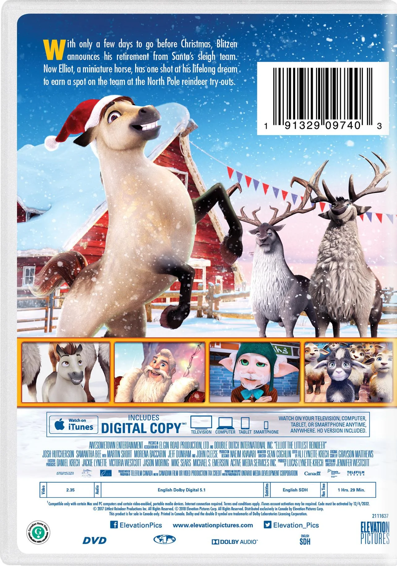 Elliot the Littlest Reindeer - DVD + Digital [DVD] - Image 3
