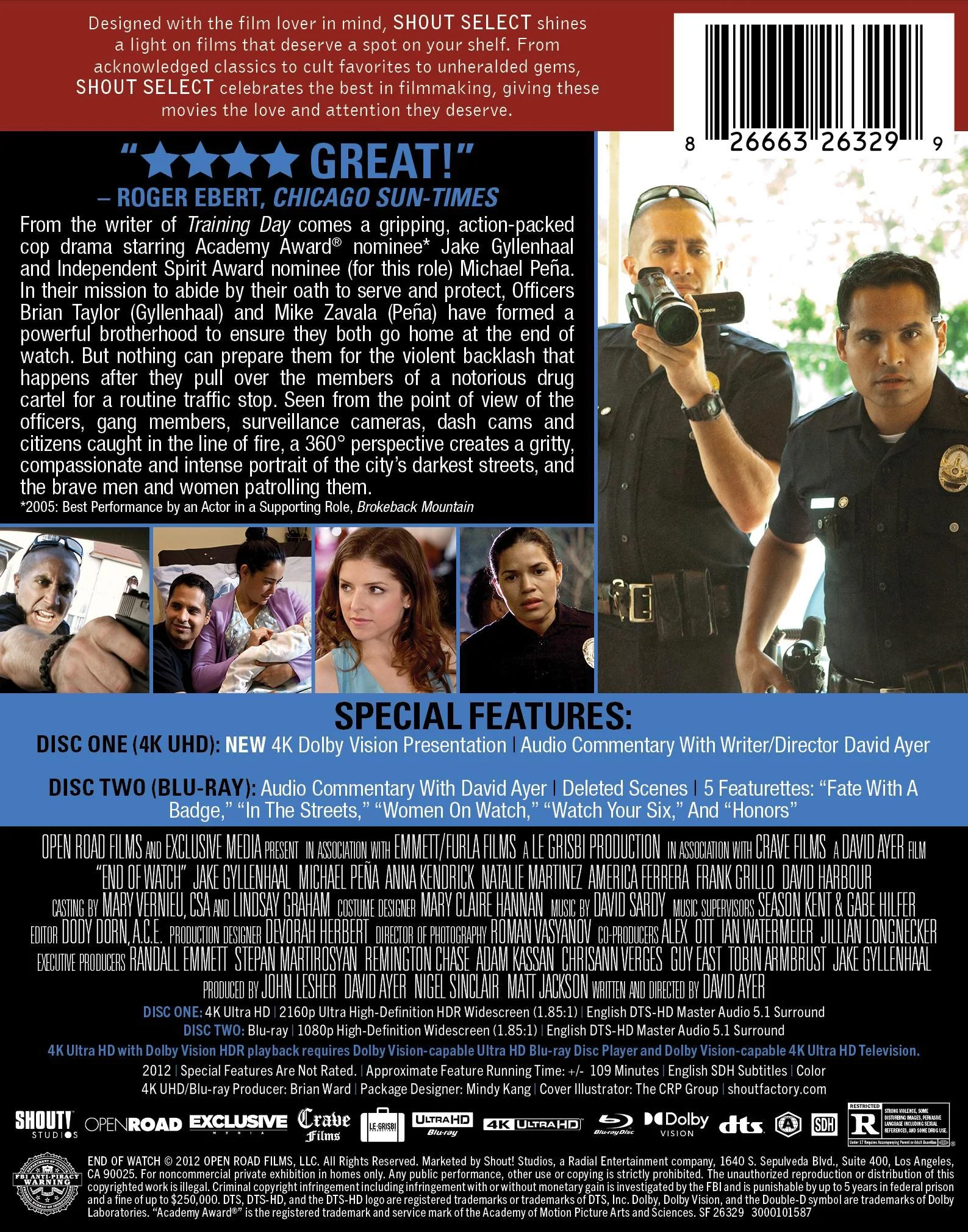 End of Watch - Limited Edition Steelbook [UHD] - Image 3