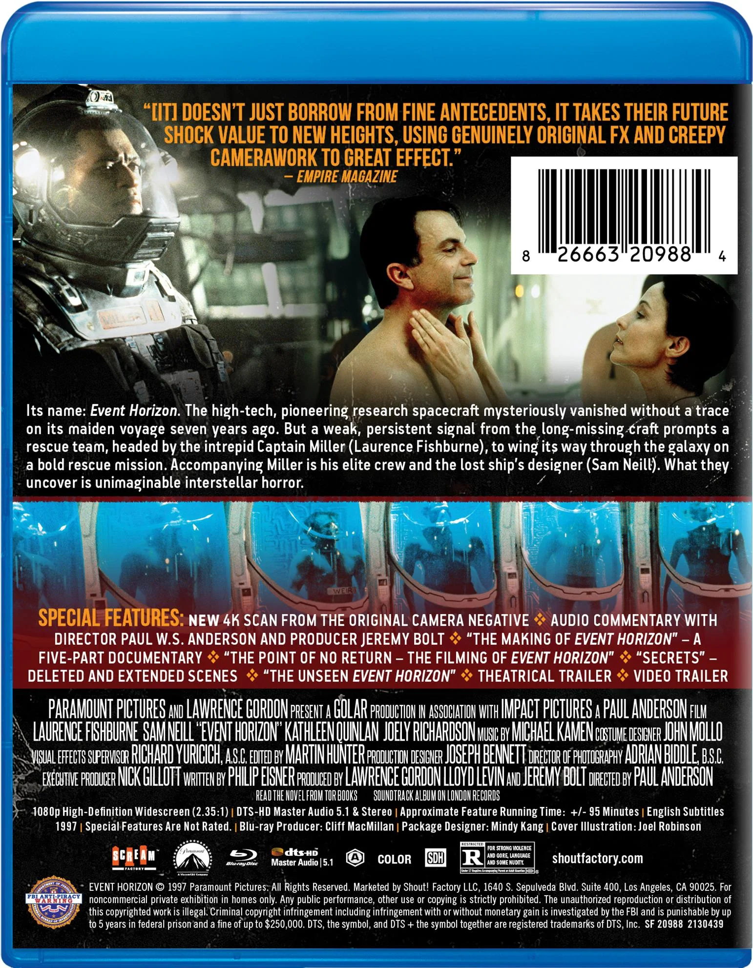 Event Horizon - Collector's Edition [Blu-ray] [Blu-ray] - Image 3