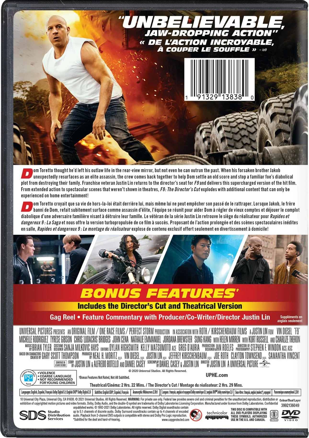 F9: The Fast Saga [DVD] - Image 3