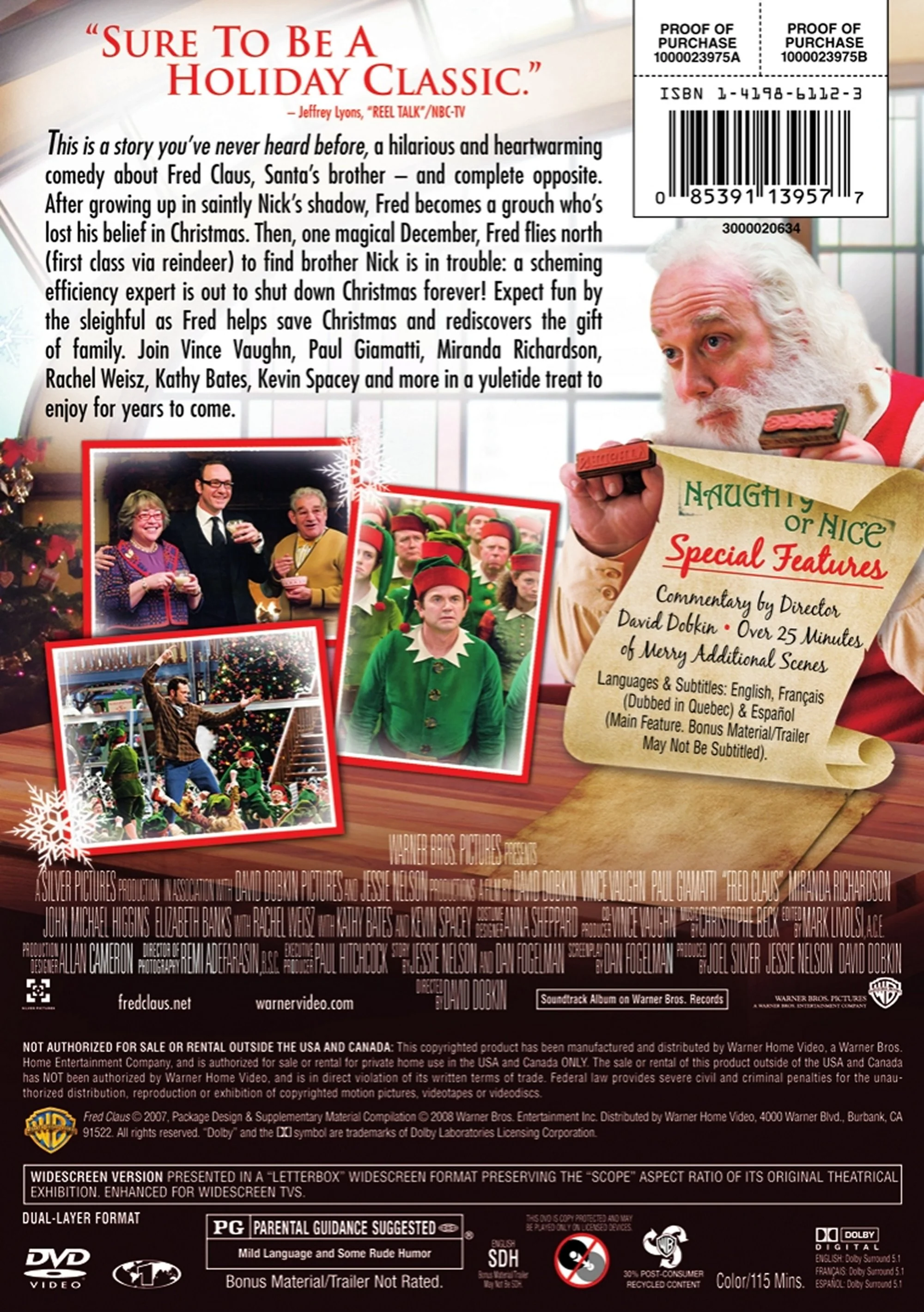 Fred Claus [DVD] - Image 3