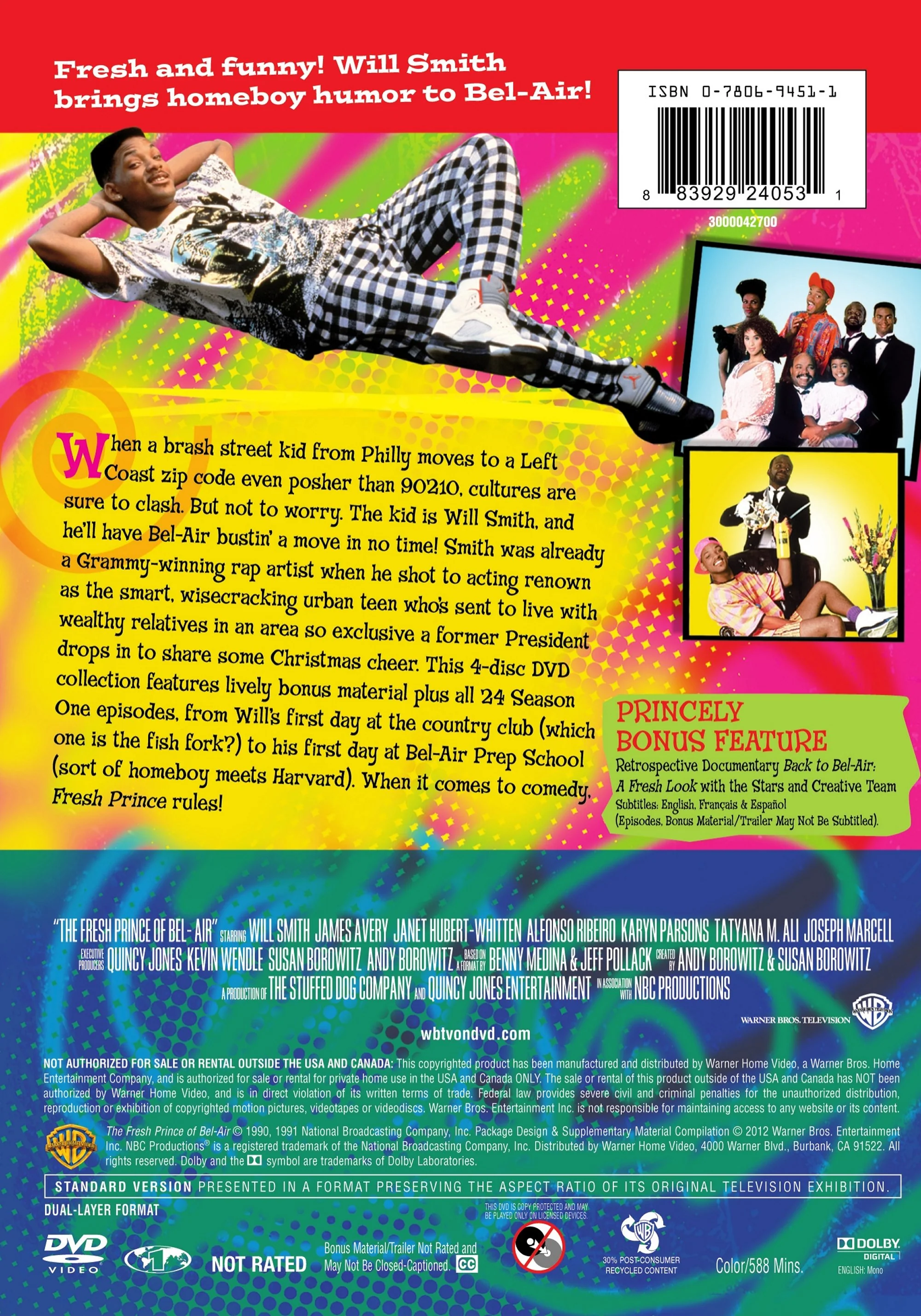 Fresh Prince of Bel Air, The: The Complete First Season [DVD] - Image 3