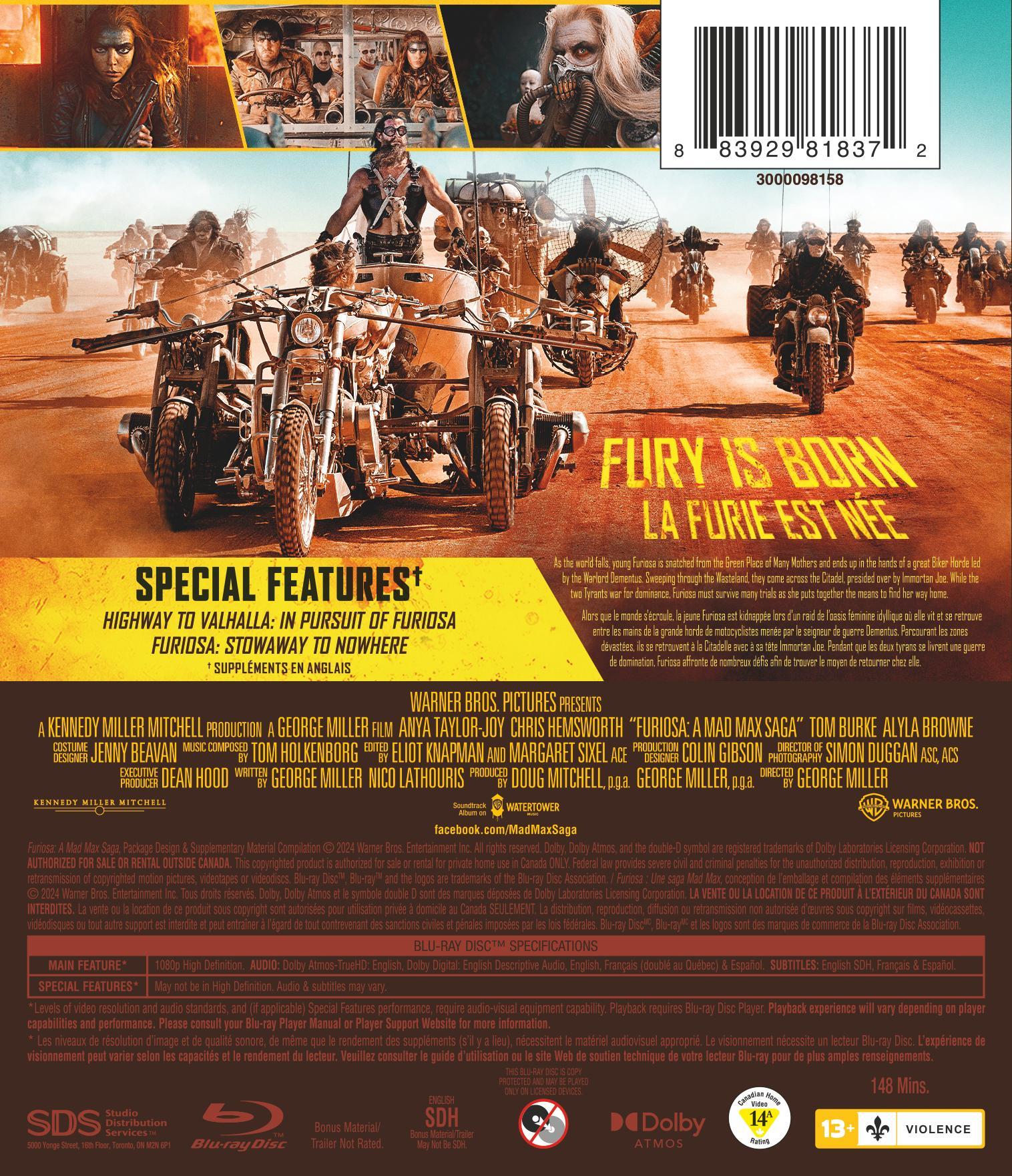 Furiosa: A Mad Max Saga [Blu-ray] - Image 3