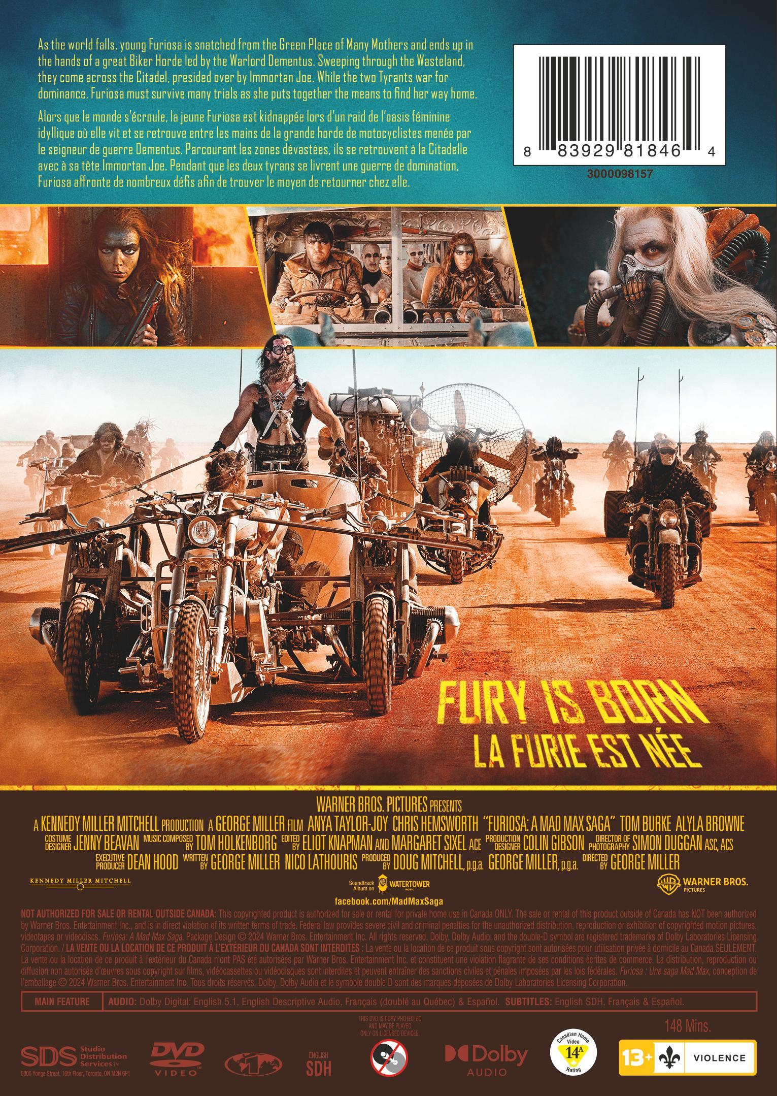 Furiosa: A Mad Max Saga [DVD] - Image 3