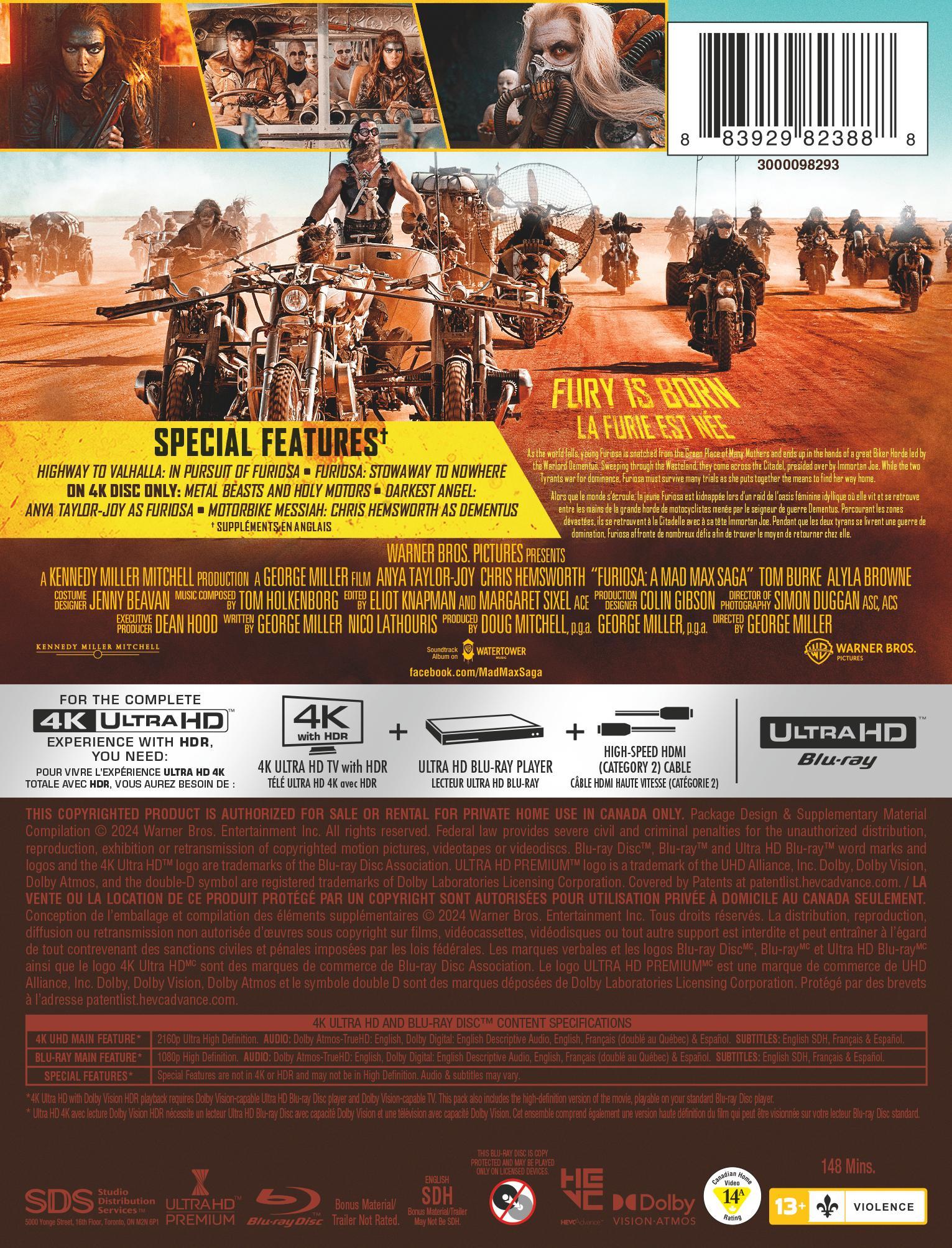 Furiosa: A Mad Max Saga - Steelbook [UHD] - Image 3