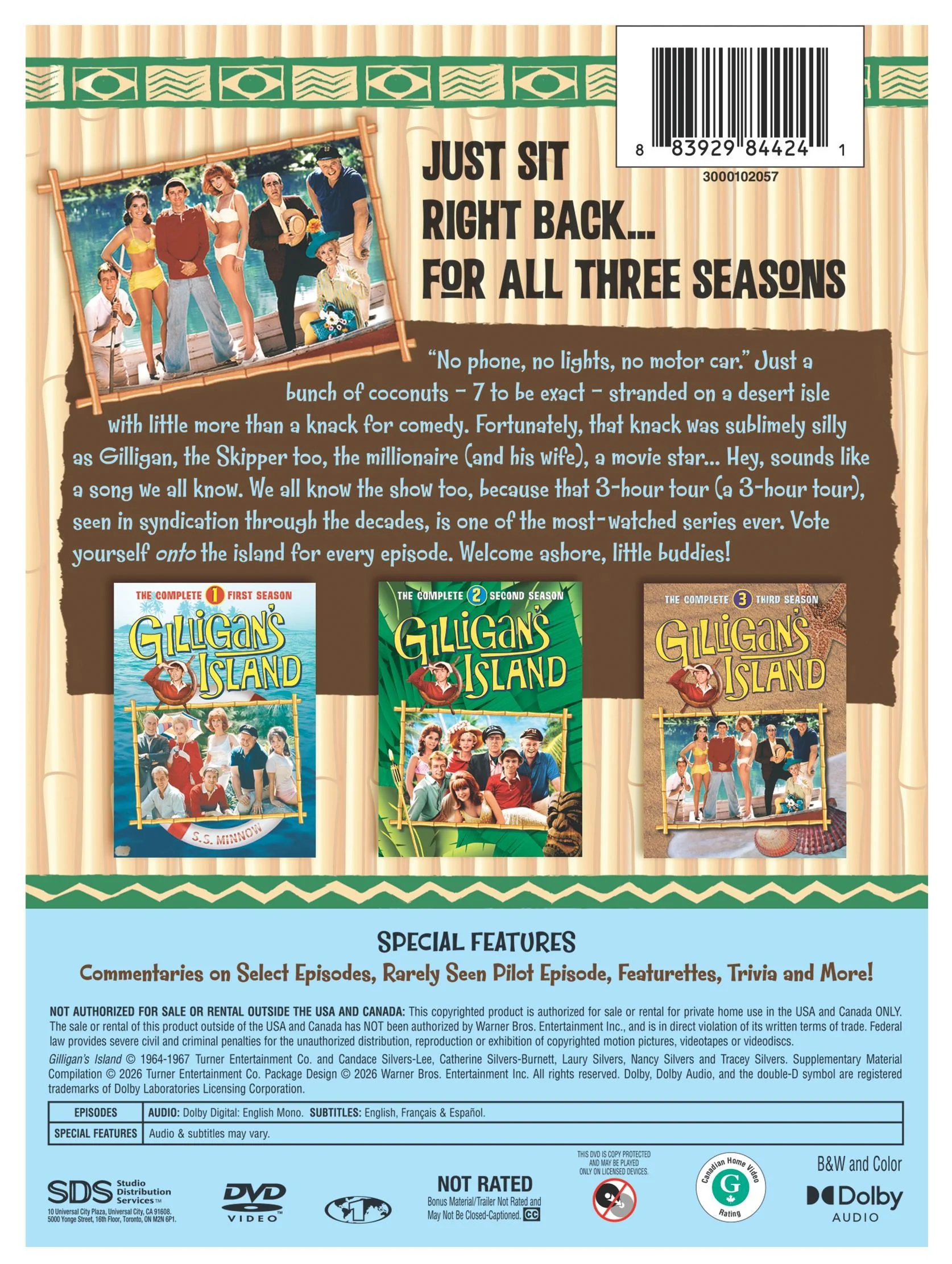 Gilligan's Island: The Complete Series Collection [DVD] - Image 3