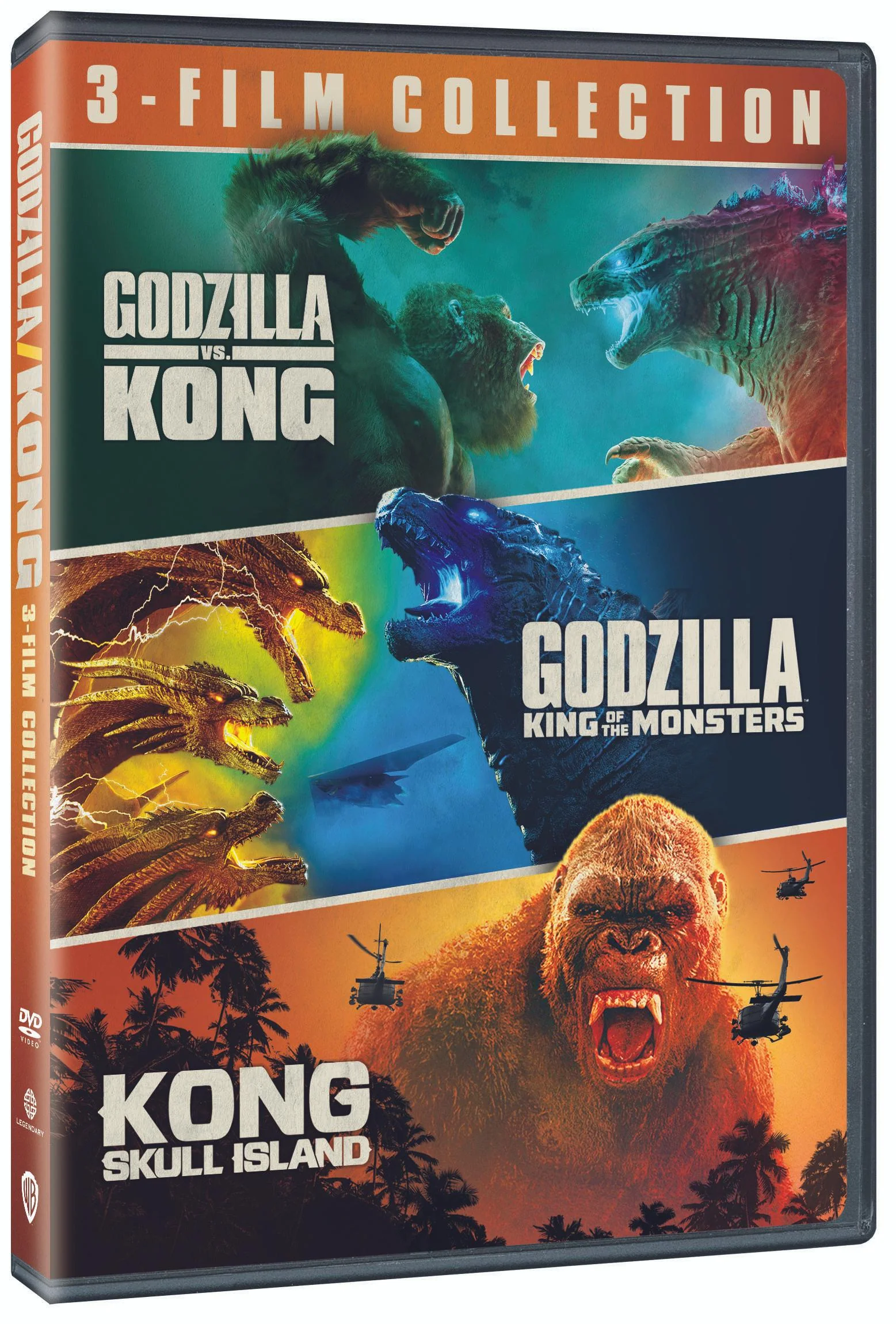 Godzilla vs. Kong/Godzilla: King of the Monsters/Kong: Skull Island [DVD] - Image 2