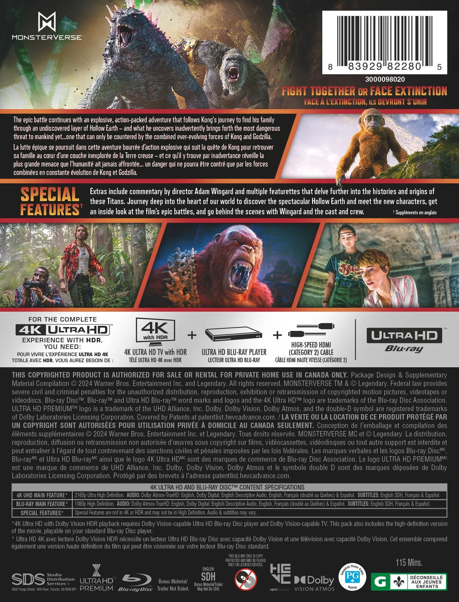 Godzilla x Kong: The New Empire - Steelbook [UHD] - Image 3