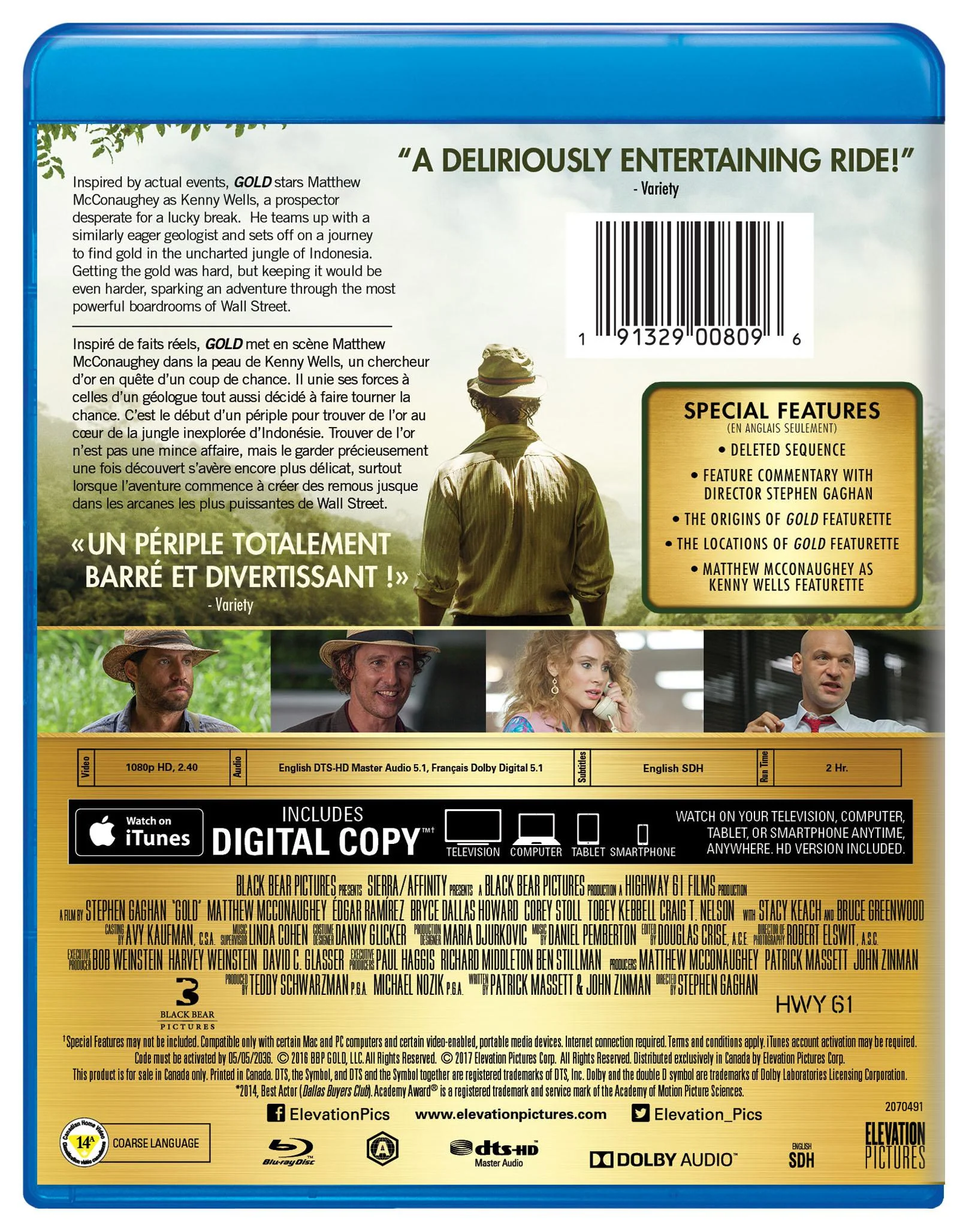 Gold - Blu-ray + Digital [Blu-Ray] - Image 3