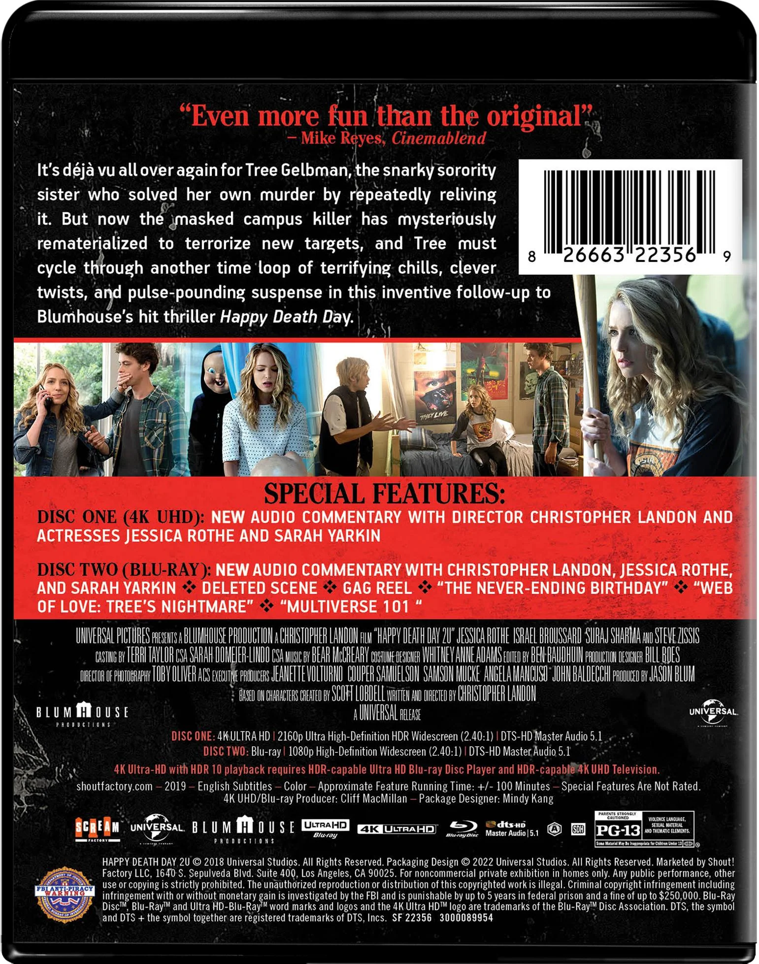 Happy Death Day 2U - 4K Ultra HD + Blu-ray [UHD] - Image 3