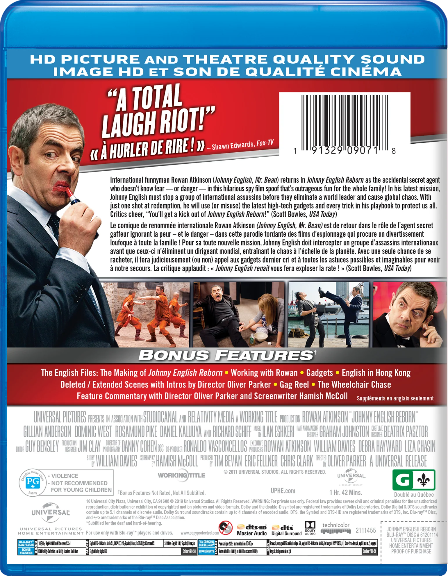 Johnny English Reborn [DVD] - Image 3