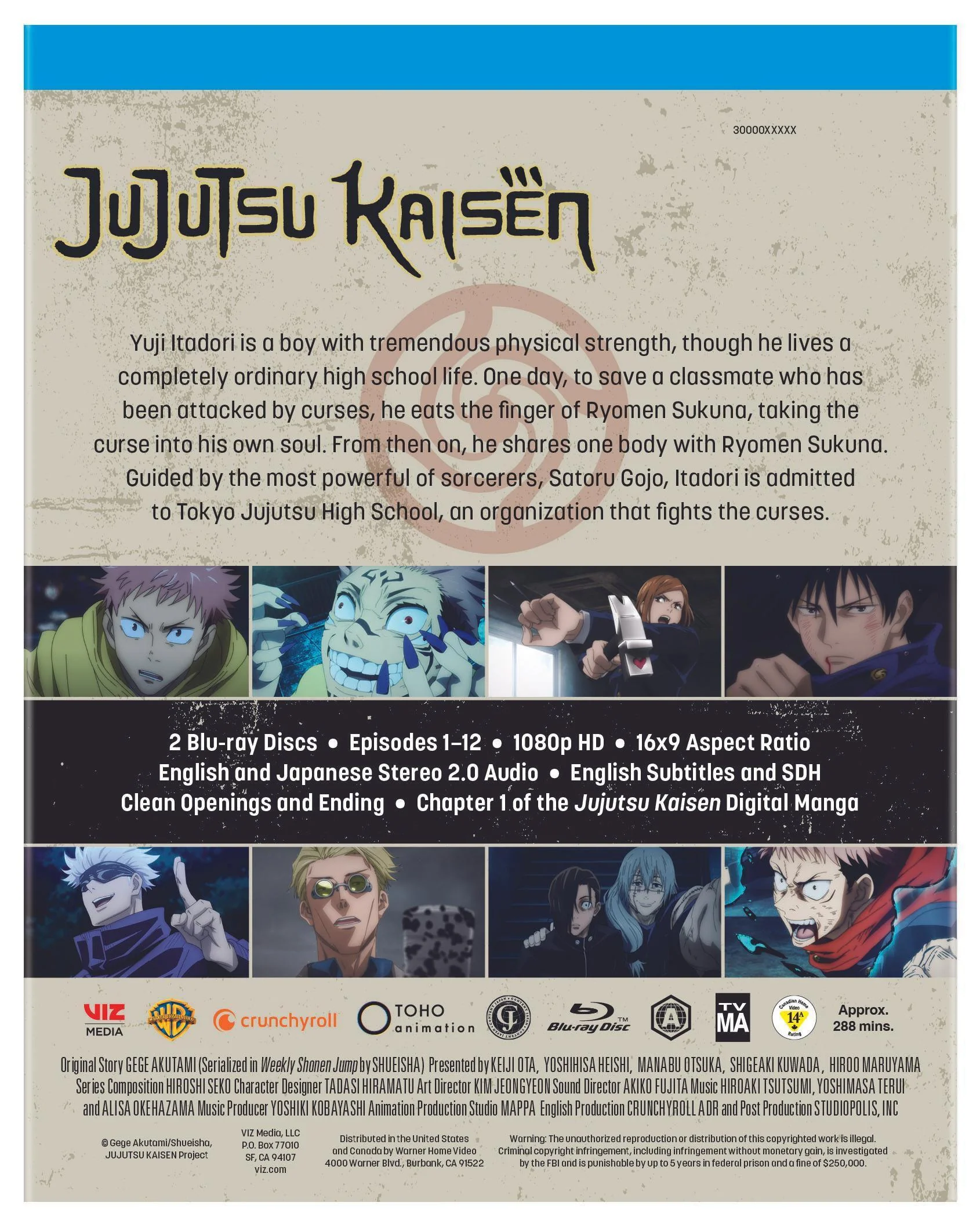 Jujutsu Kaisen: Part 1 (Limited Edition) [Blu-ray] - Image 3