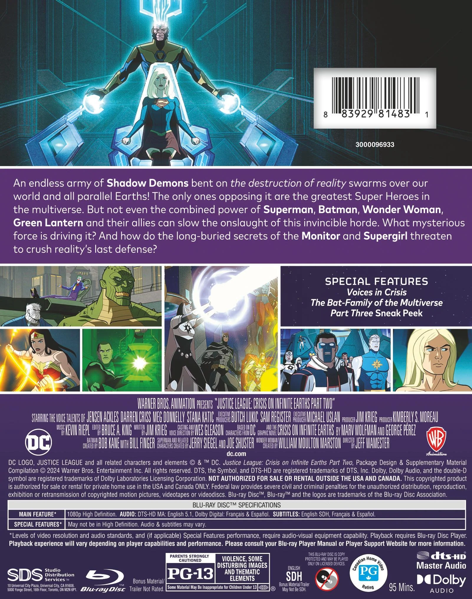 Justice League: Crisis On Infinite Earths Part Two [Blu-ray] - Image 3