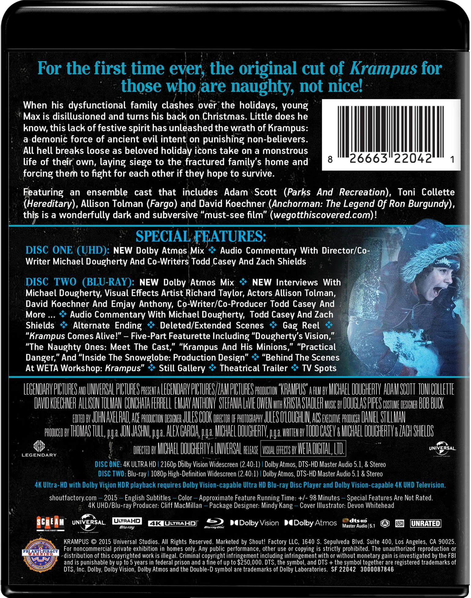 Krampus - The Naughty Cut Collector's Edition 4K Ultra HD + Blu-ray [UHD] - Image 3