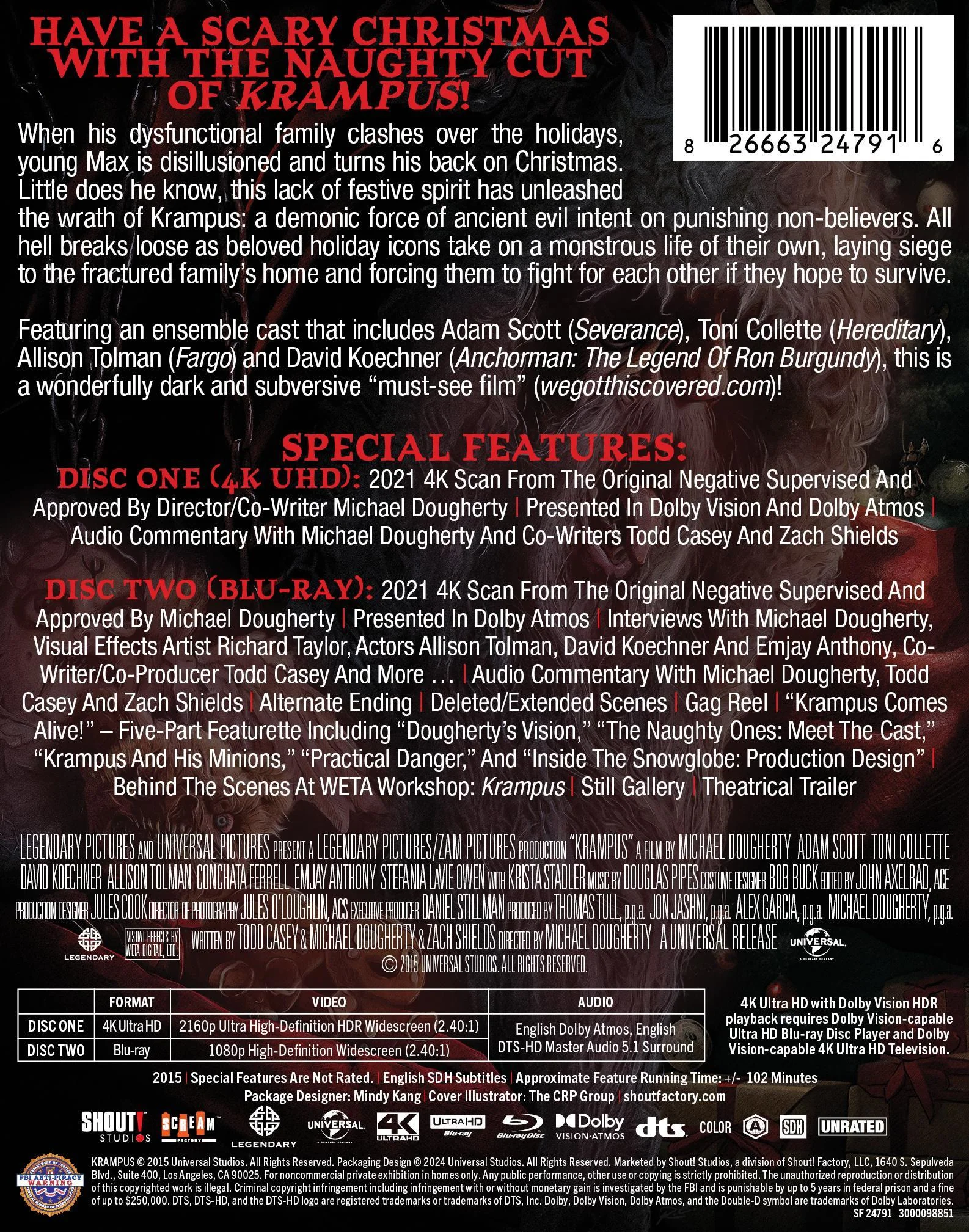 Krampus - The Naughty Cut - Limited Edition Steelbook [UHD] - Image 3