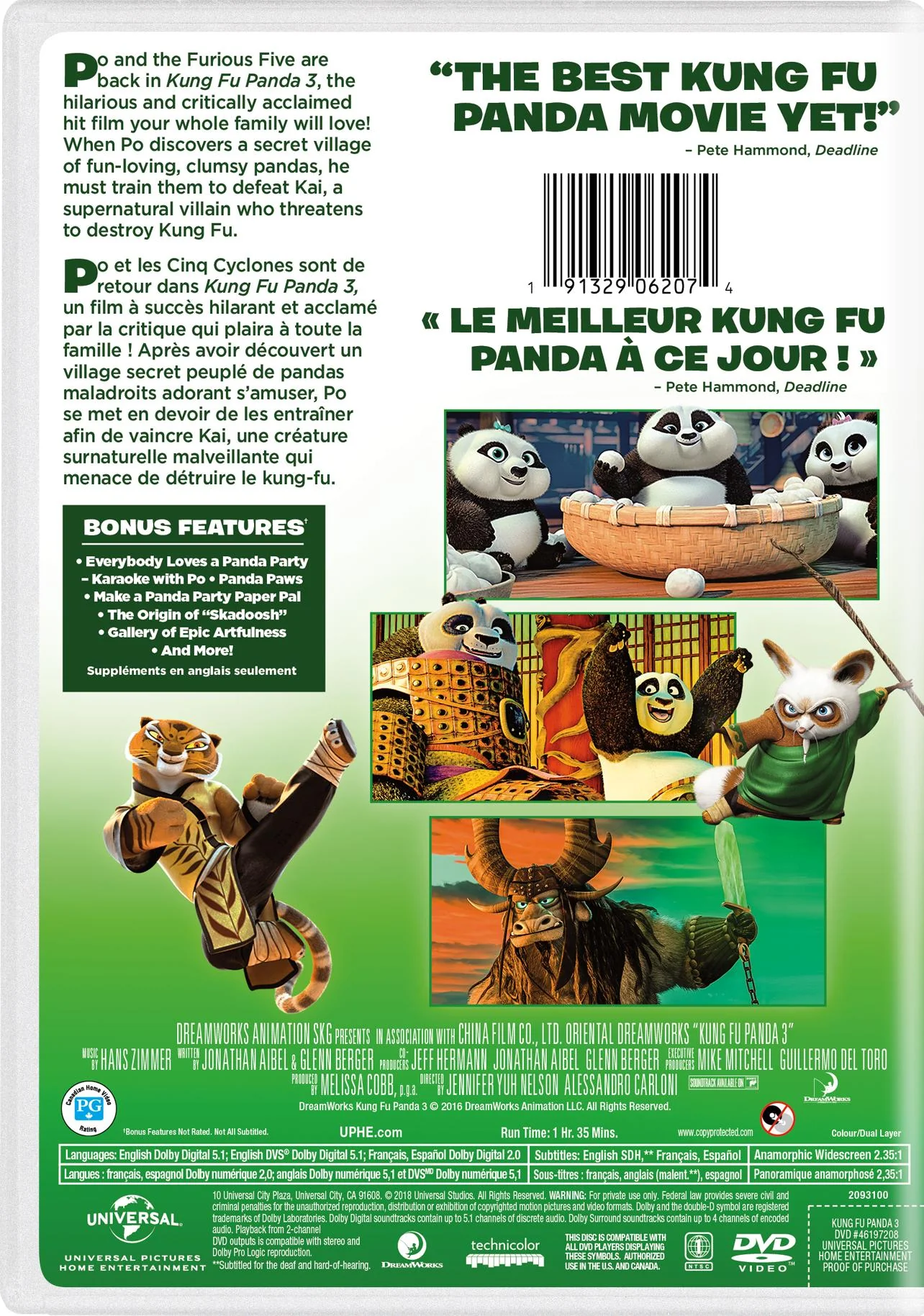 Kung Fu Panda 3 [DVD] - Image 3