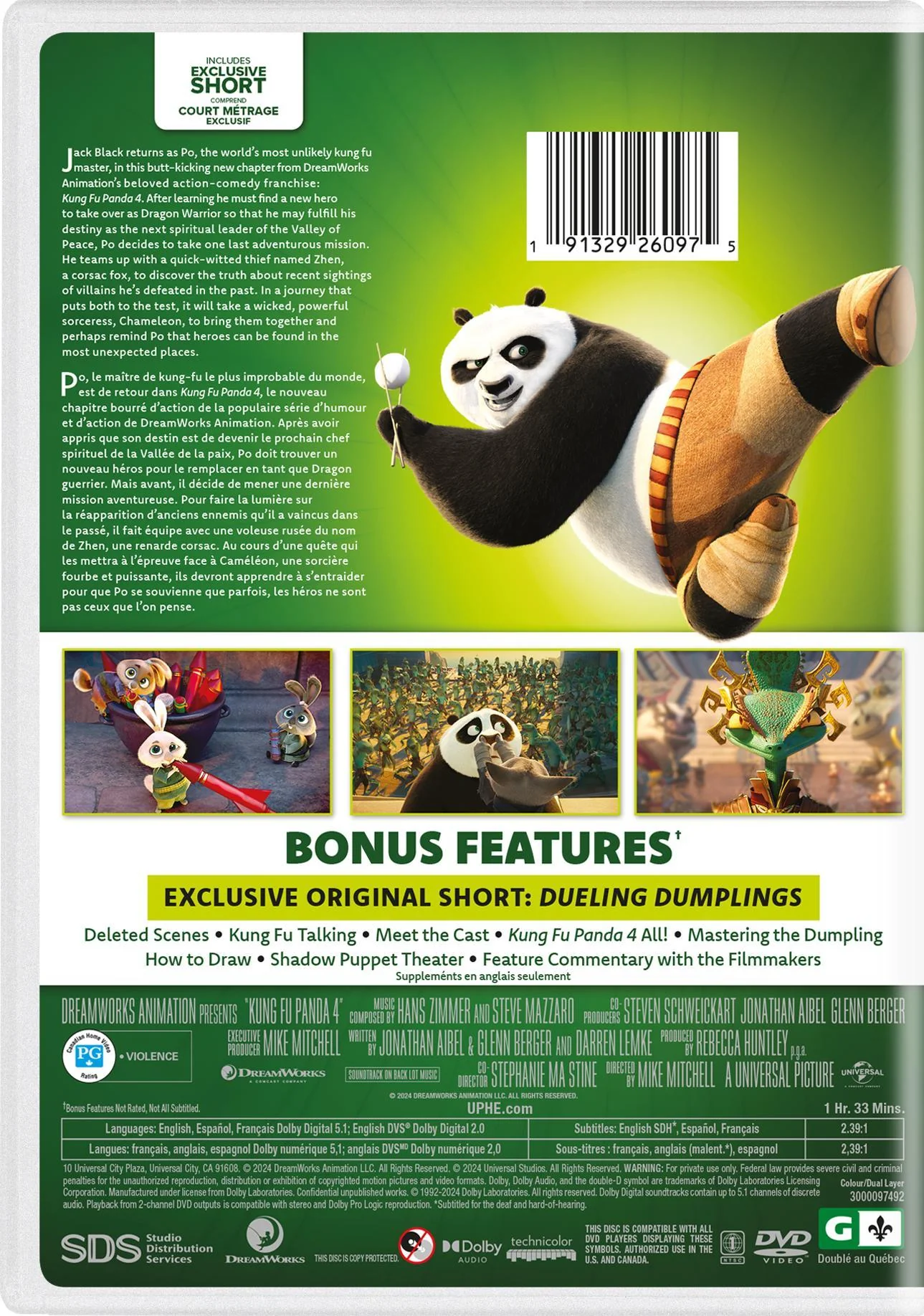 Kung Fu Panda 4 [DVD] - Image 3