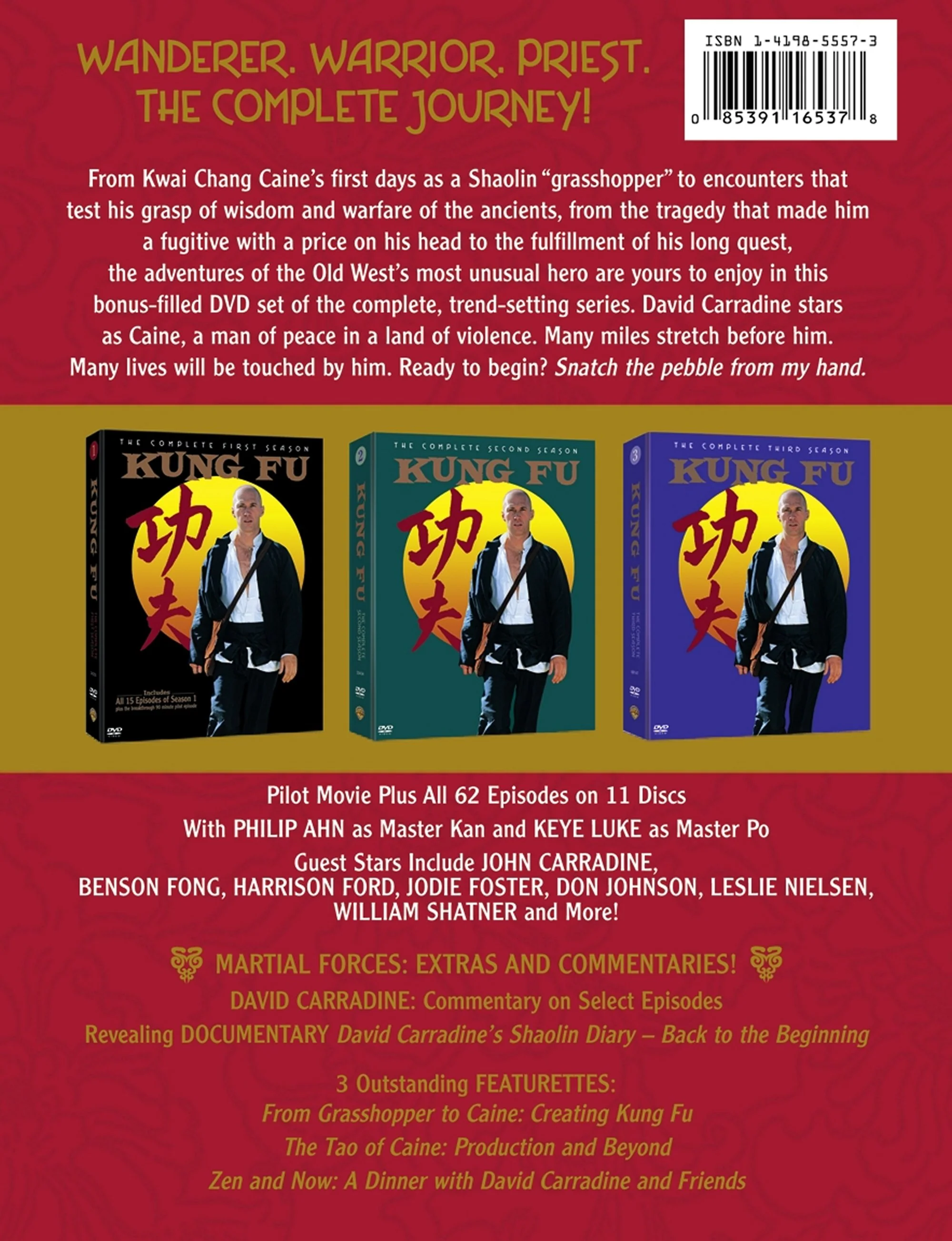 Kung Fu: The Complete Series (Box Set) [DVD] - Image 3