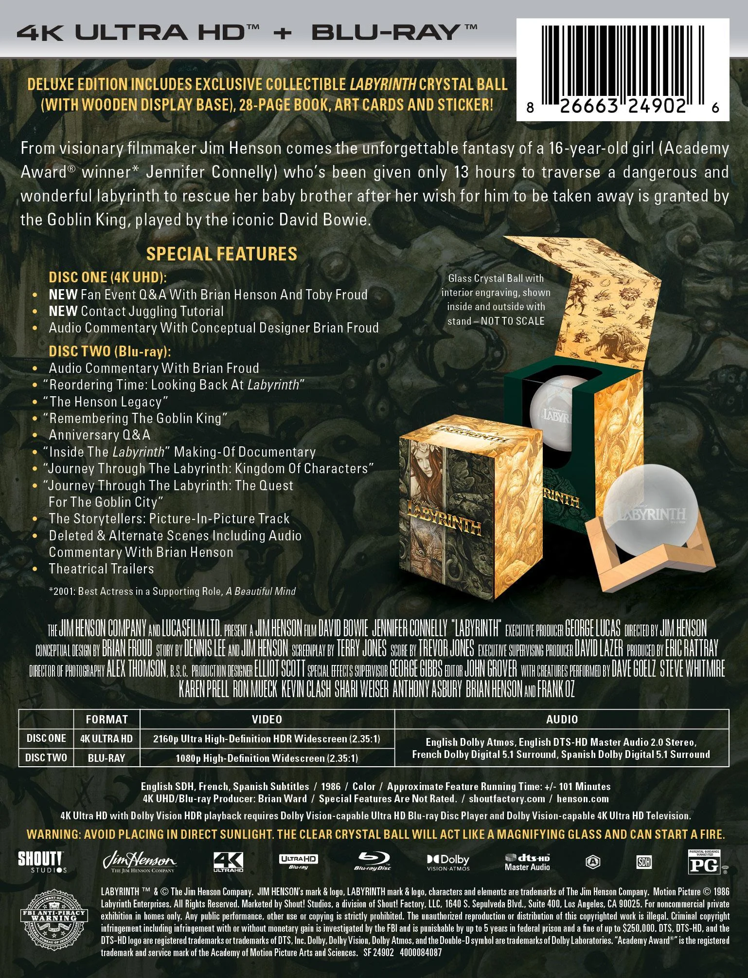 Labyrinth (1986) (Limited Edition Collector's Set) [UHD] - Image 3