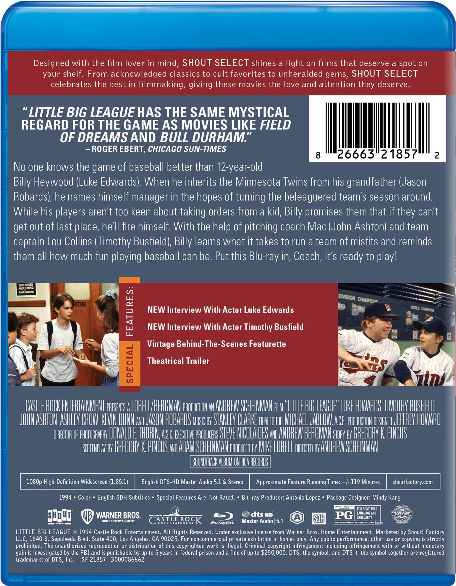 Little Big League [Blu-ray] [Blu-ray] - Image 3