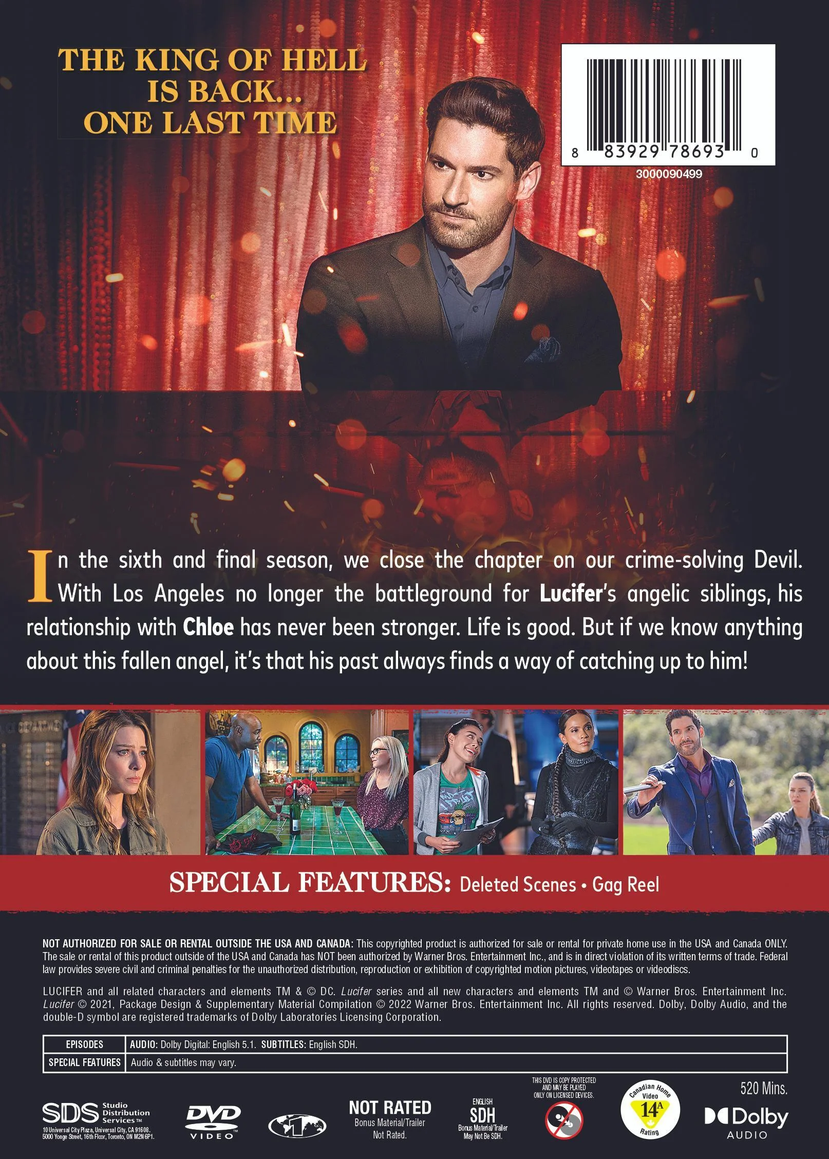 Lucifer: The Sixth and Final Season (Box Set) [DVD] - Image 3