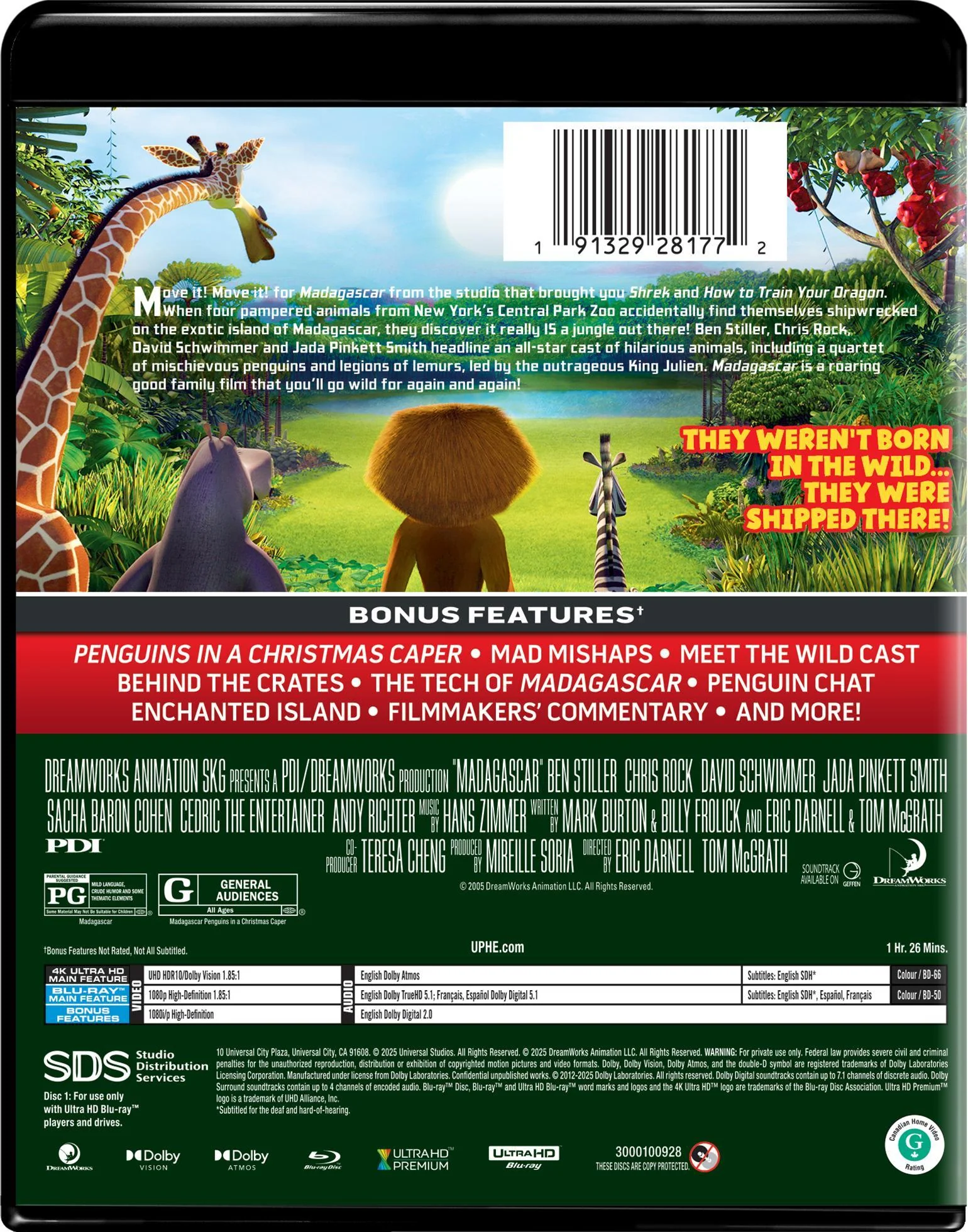 Madagascar (4K Ultra HD + Blu-ray) [UHD] - Image 3