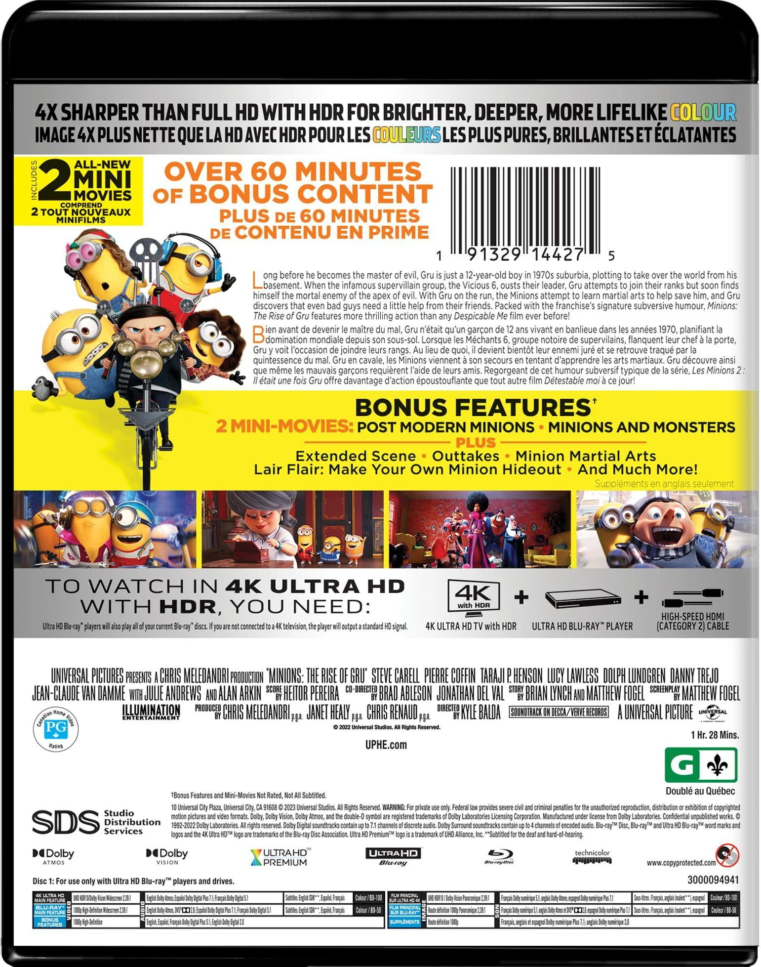 Minions: The Rise of Gru (4K Ultra HD + Blu-ray) [UHD] - Image 3