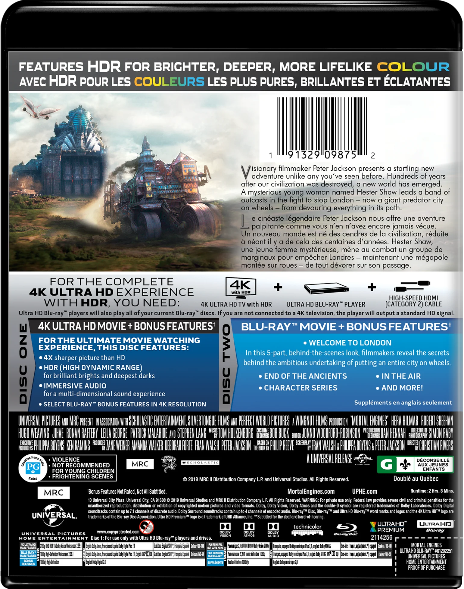 Mortal Engines (4K Ultra HD + Blu-ray) [UHD] - Image 3