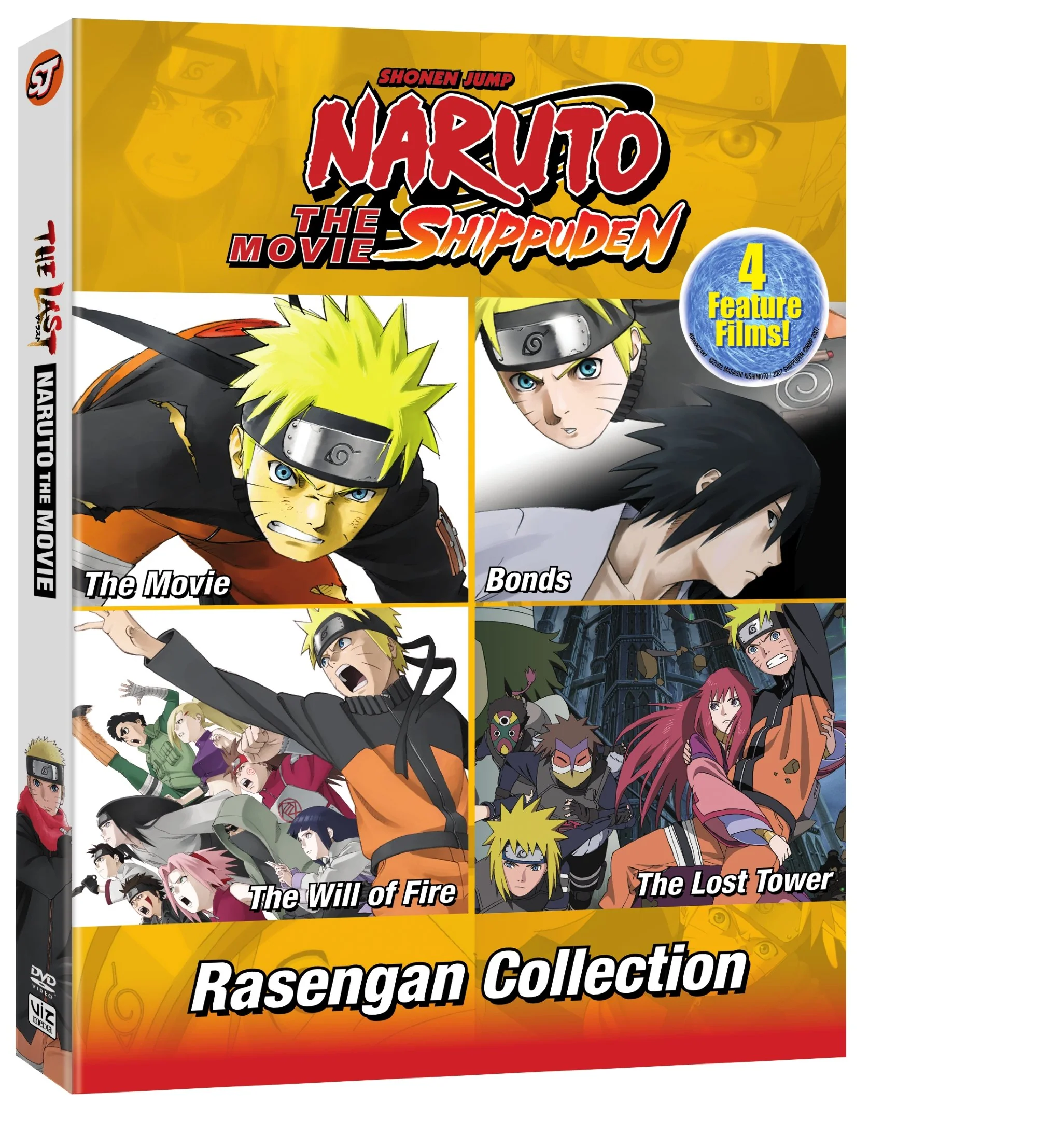 Naruto the Movie: 1-4 (Box Set) [DVD] - Image 2